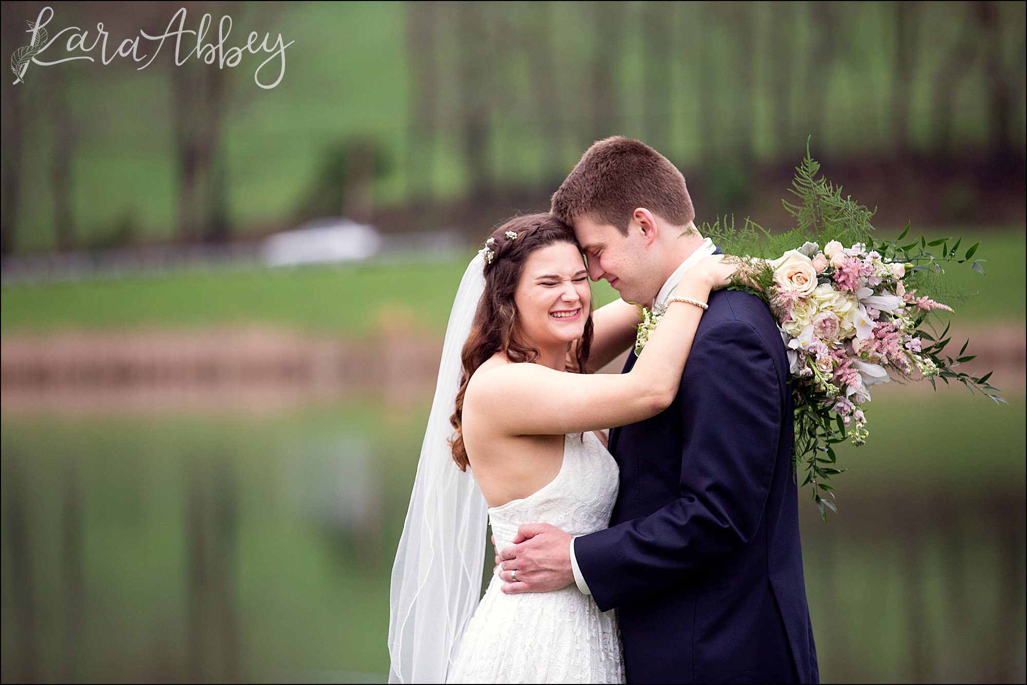 Bride & Groom Wedding Day Portraits at The Gathering Place