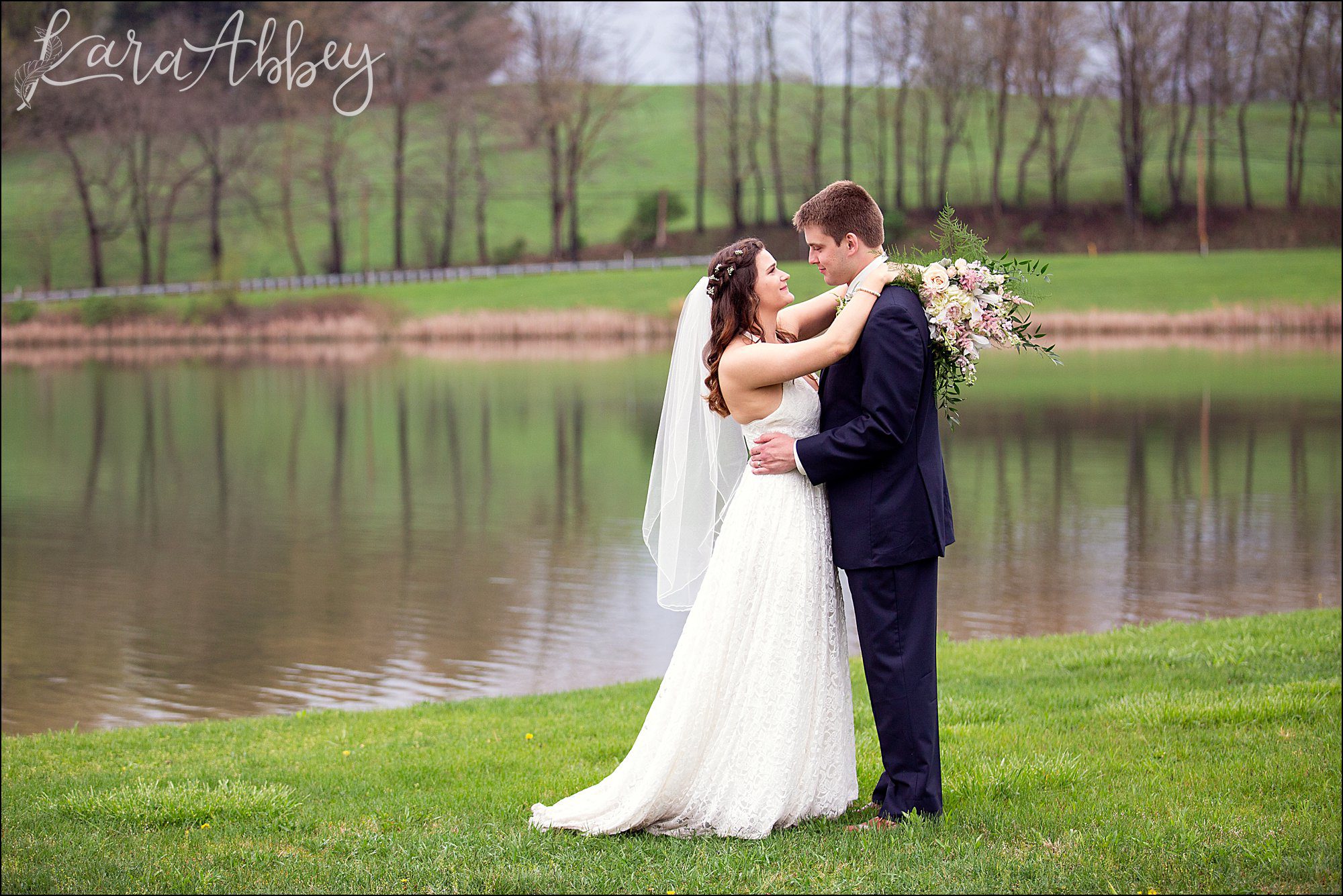Bride & Groom Wedding Day Portraits at The Gathering Place