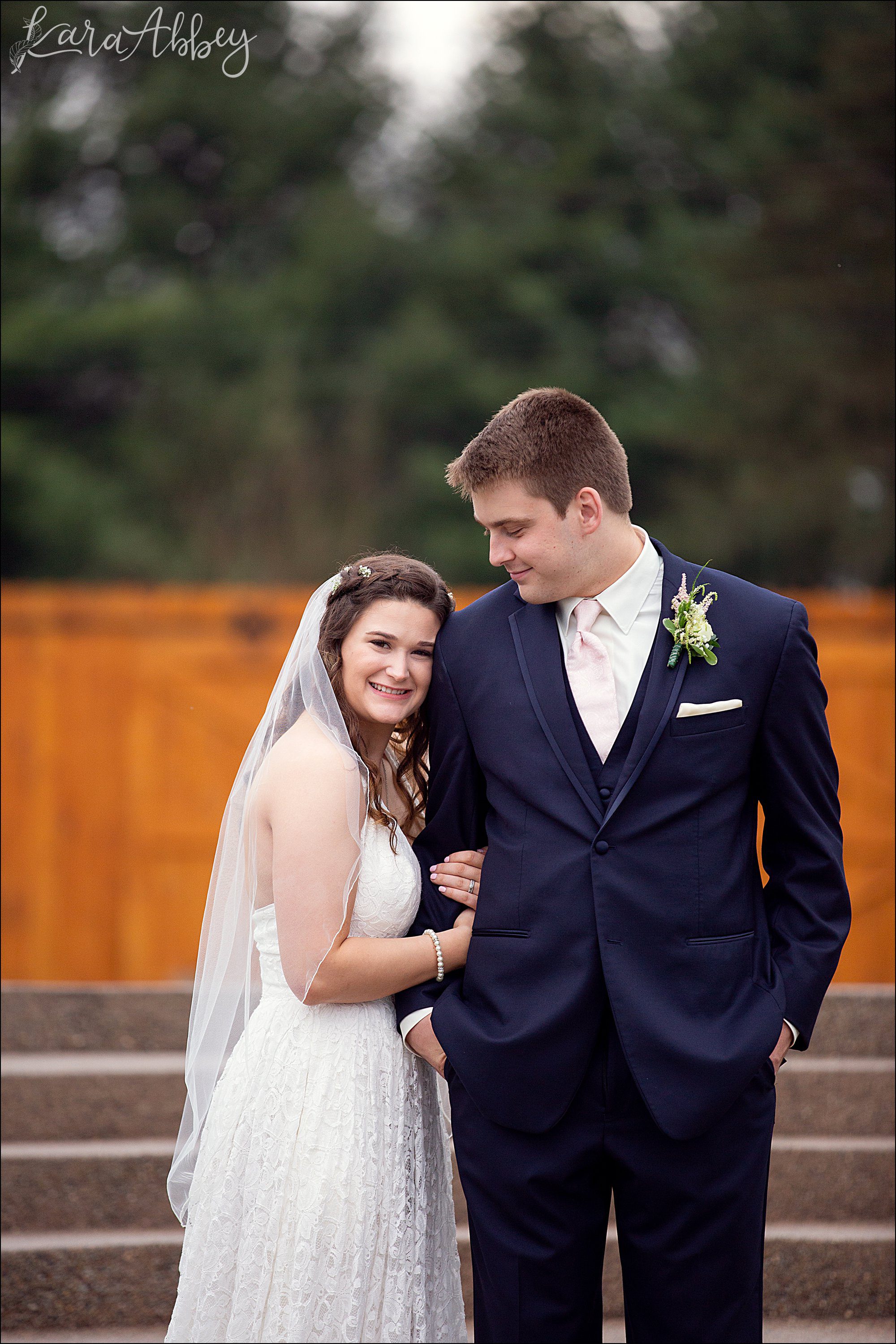 Bride & Groom Wedding Day Portraits at The Gathering Place