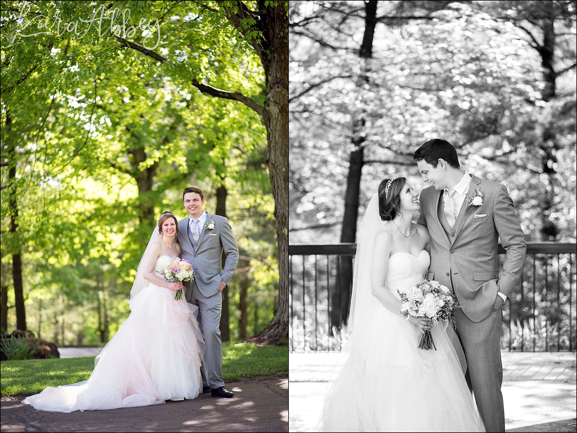 Pink Spring Wedding Formal Portraits at White Oak Park in Irwin, PA