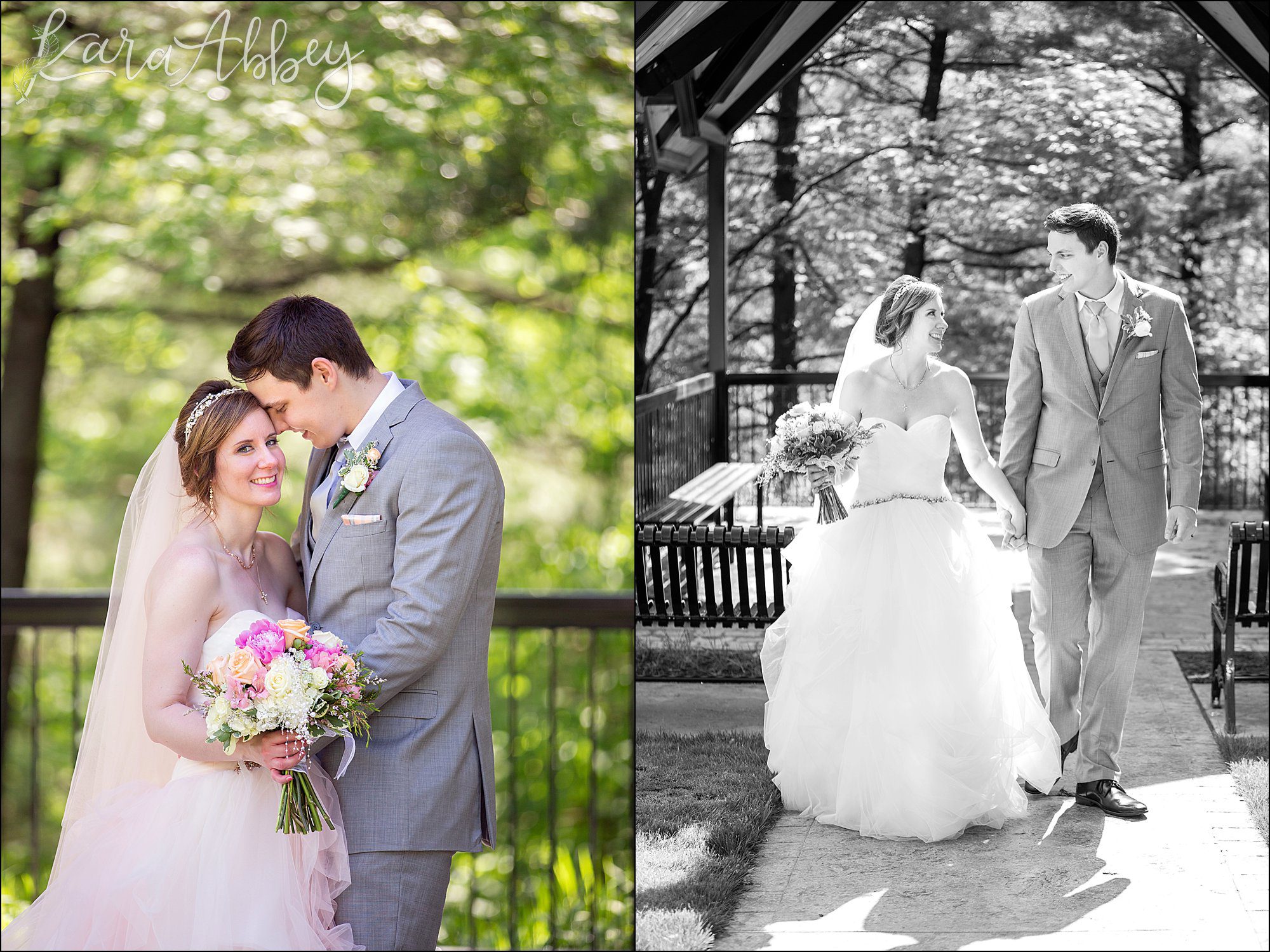 Pink Spring Wedding Formal Portraits at White Oak Park in Irwin, PA