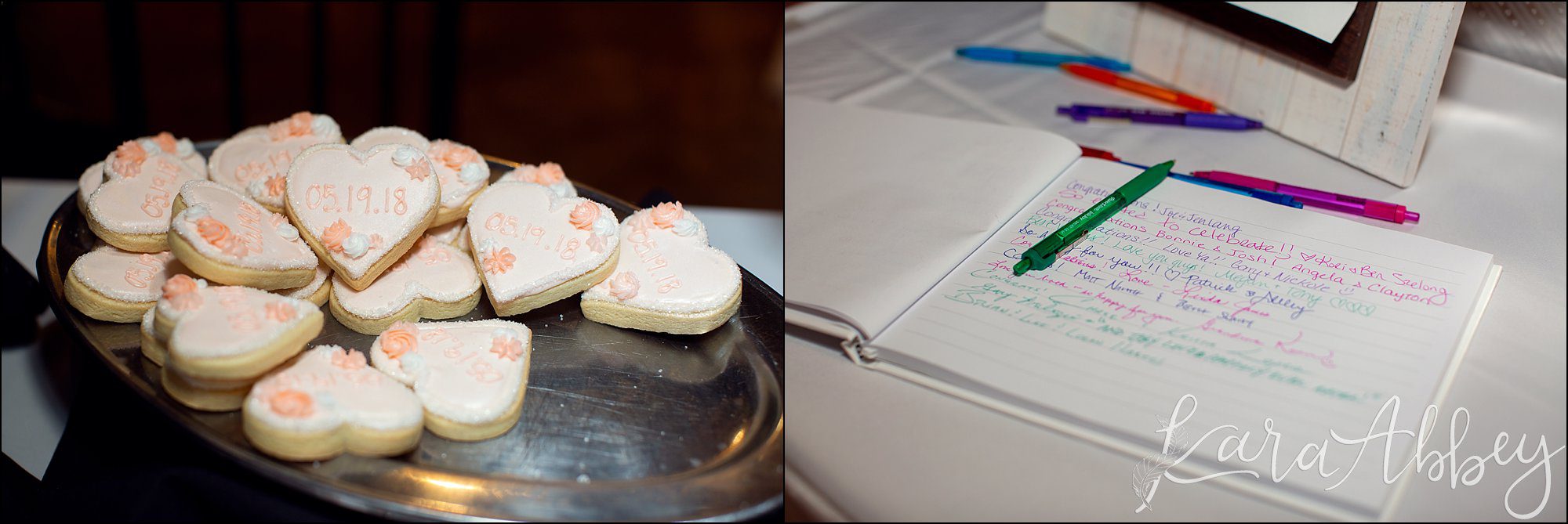 Pink Spring Wedding Reception at Antonelli Event Center in Irwin, PA
