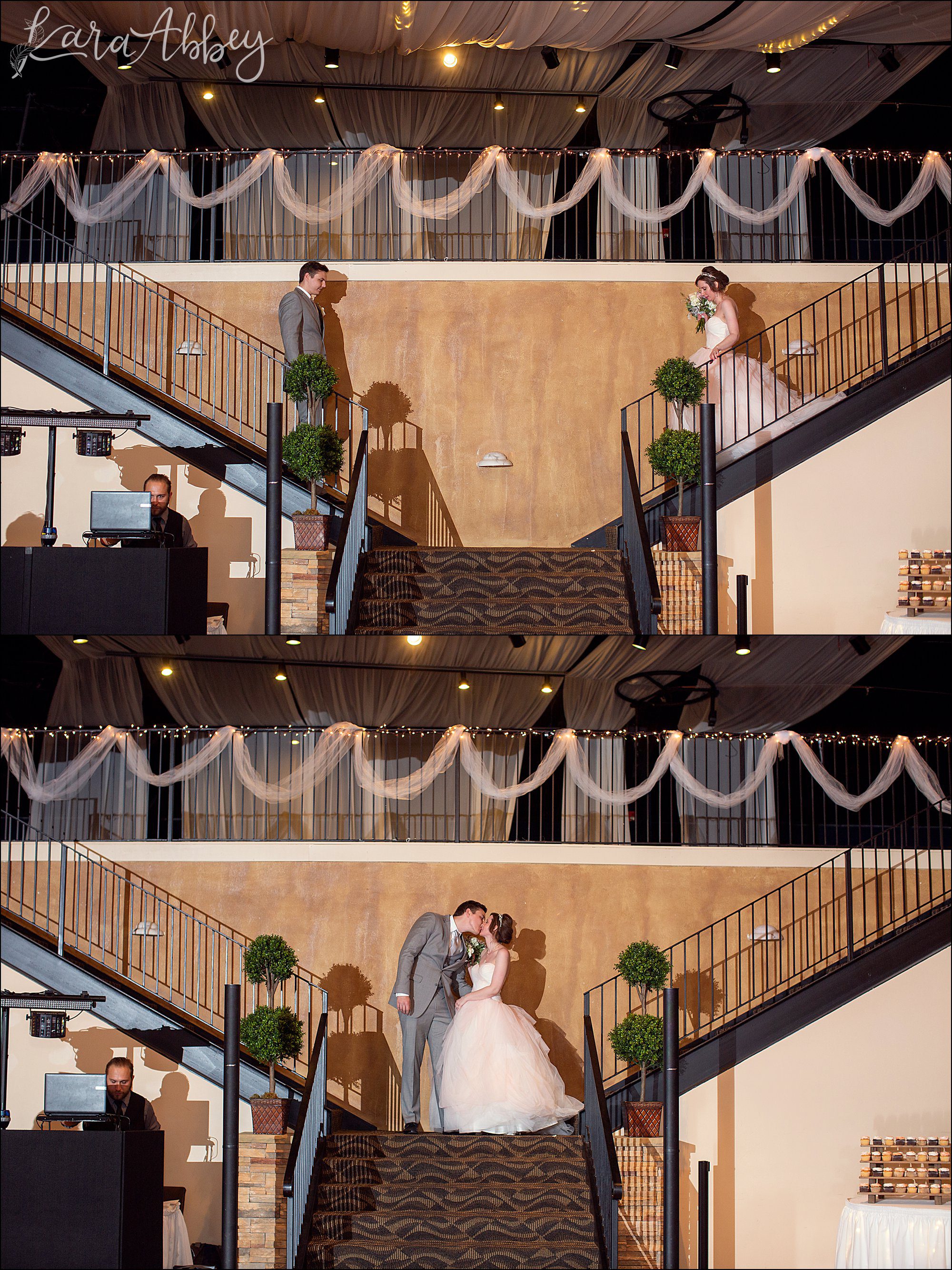 Pink Spring Wedding Reception at Antonelli Event Center in Irwin, PA