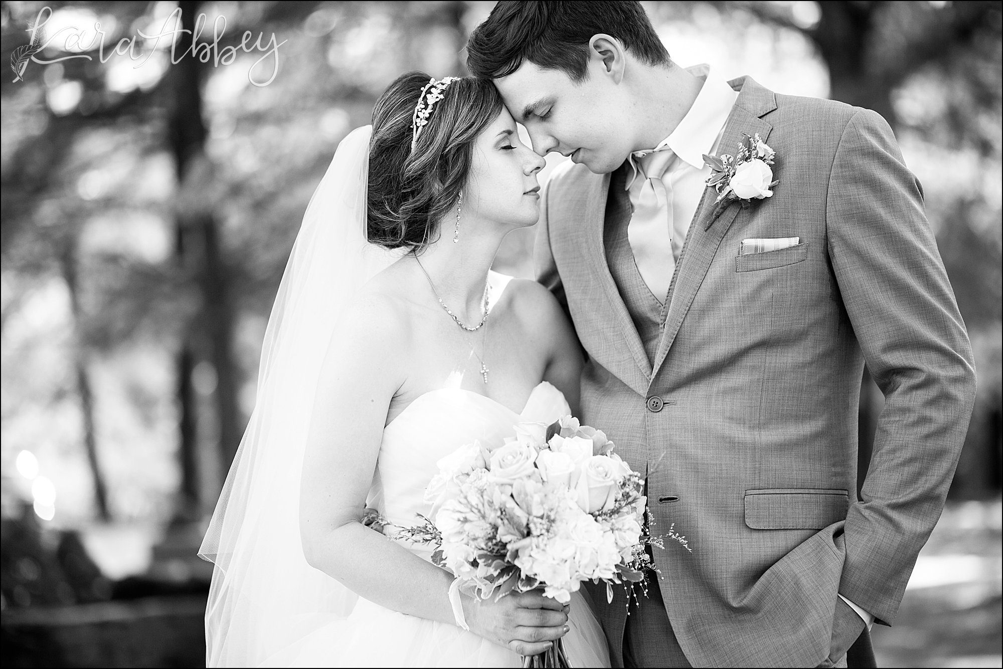 Pink Spring Wedding Formal Portraits at White Oak Park in Irwin, PA