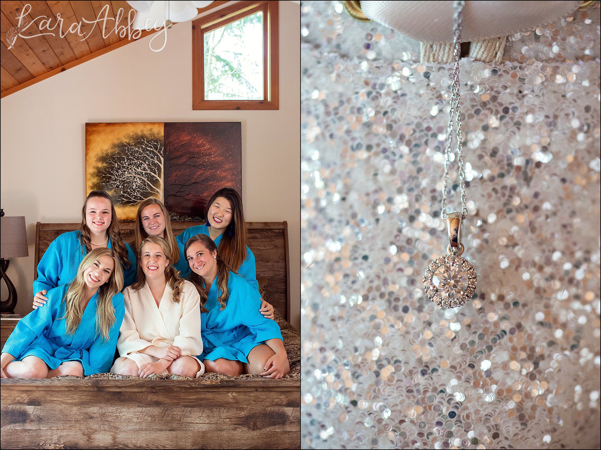 Bride & her Bridesmaids at Deep Creek Lake, MD