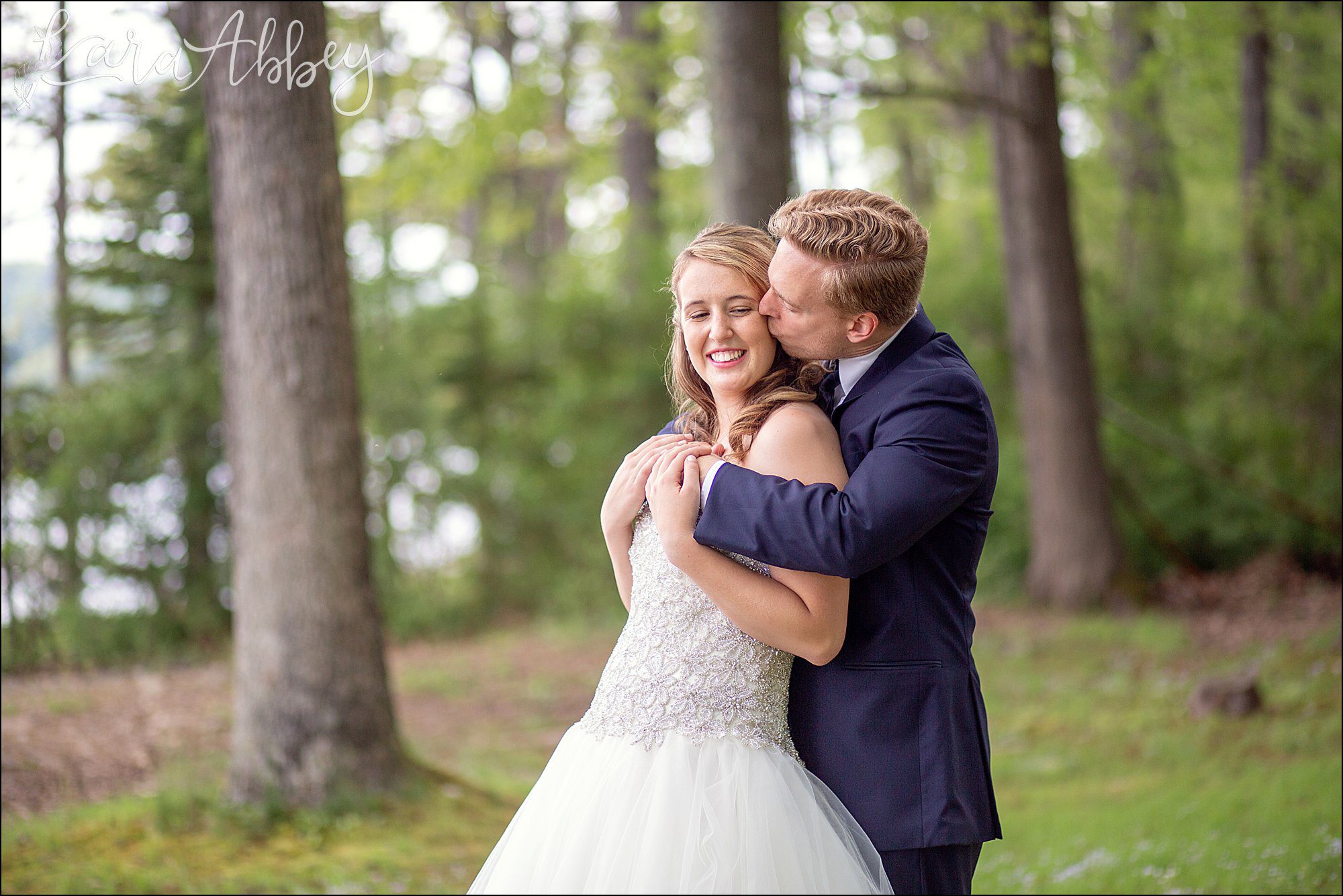 Bride & Groom Portraits Lakeside at Deep Creek Lake, MD