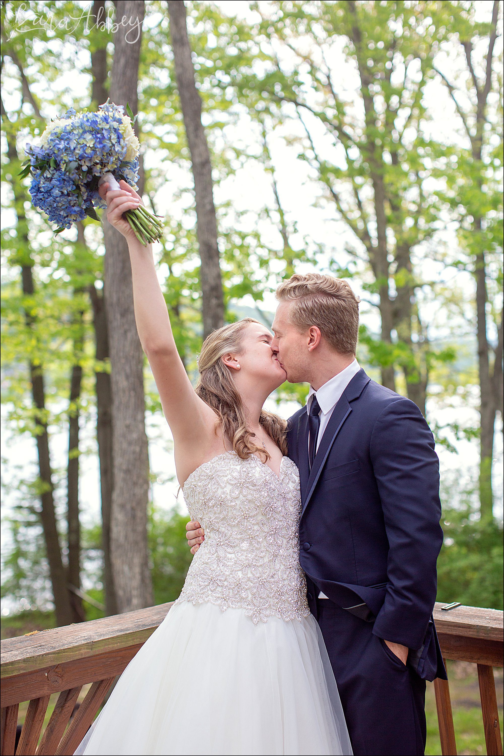 Bride & Groom Portraits at Deep Creek Lake, MD