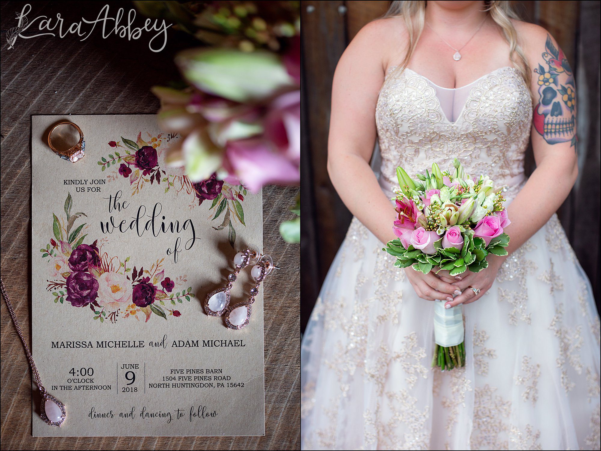 Elegant Summer Wedding at Five Pines Barn in Irwin, PA