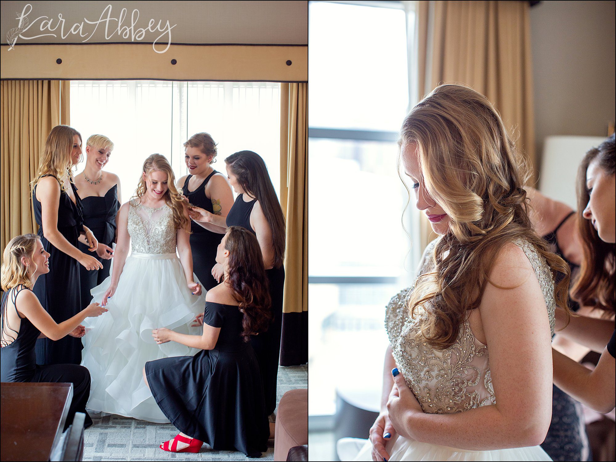 Phipps Conservatory Wedding in Pittsburgh, PA - Getting Ready Details at Cambria Inn & Suites