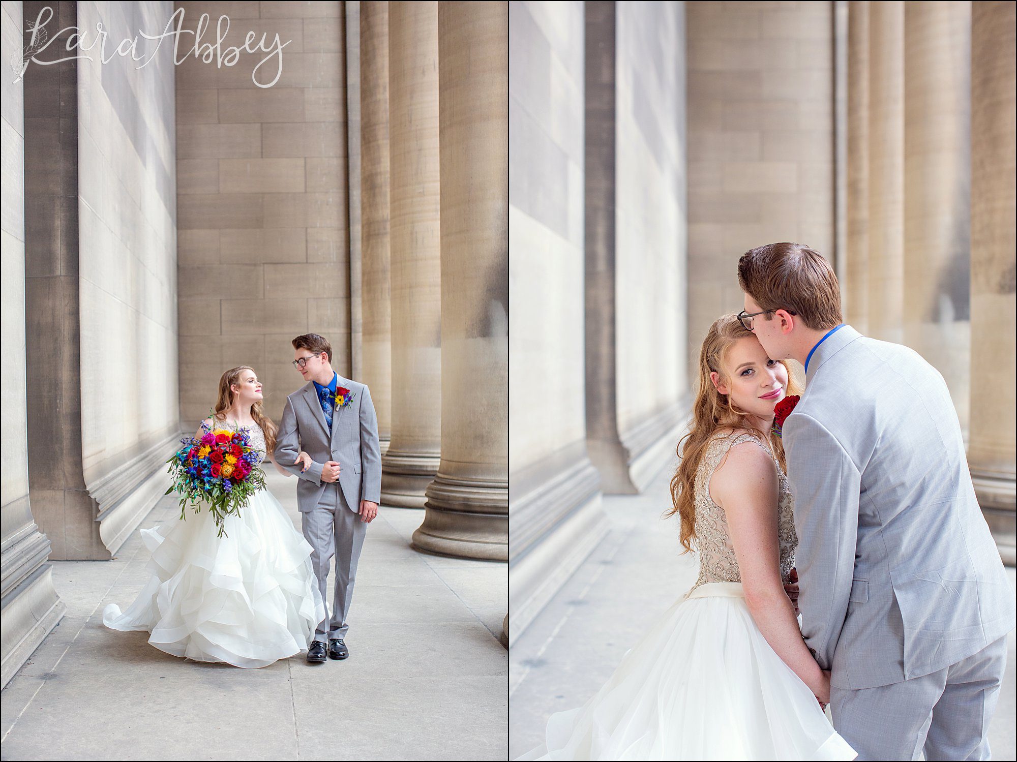 Phipps Conservatory Wedding in Pittsburgh, PA - Portraits at Mellon Institute Building
