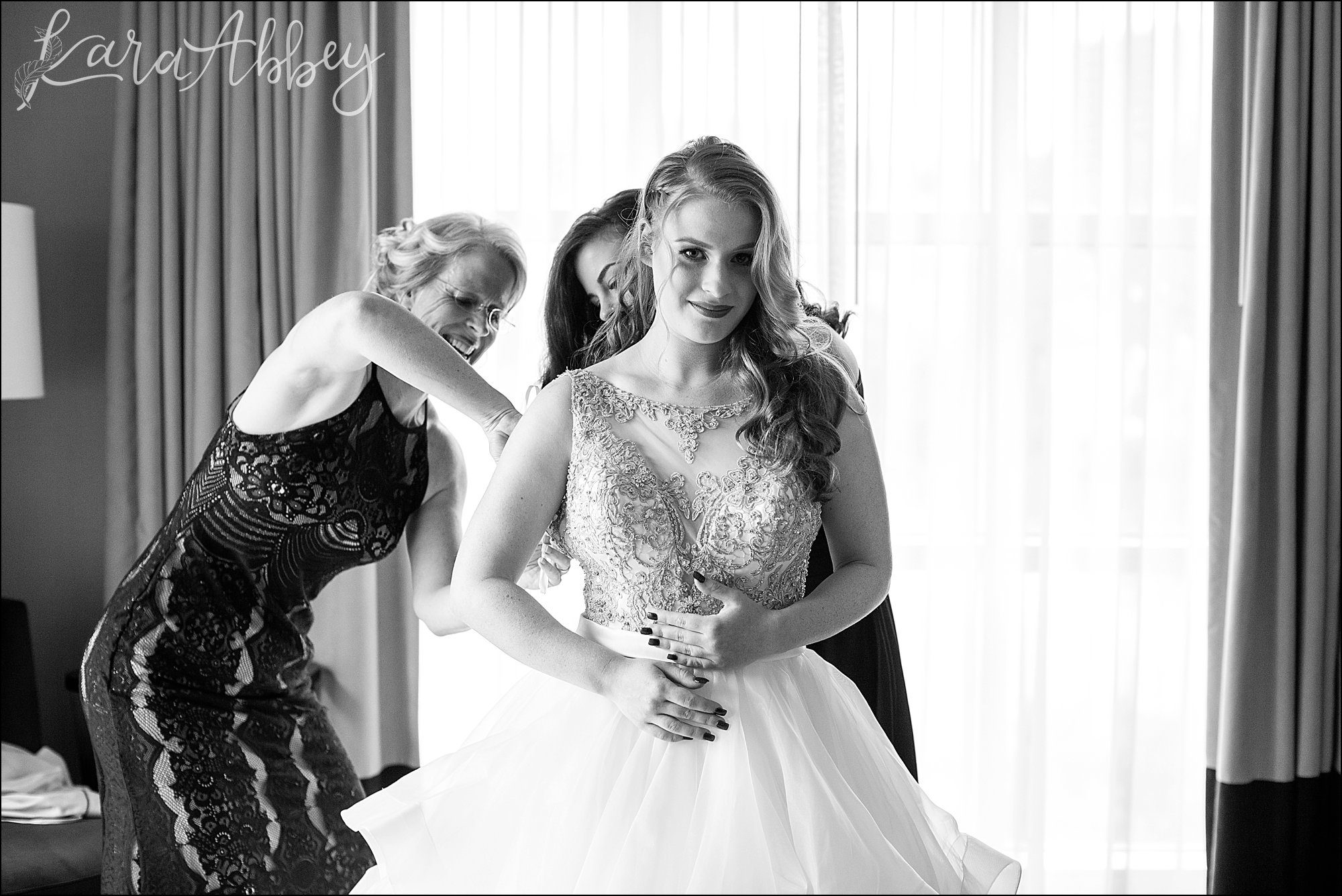 Phipps Conservatory Wedding in Pittsburgh, PA - Getting Ready Details at Cambria Inn & Suites