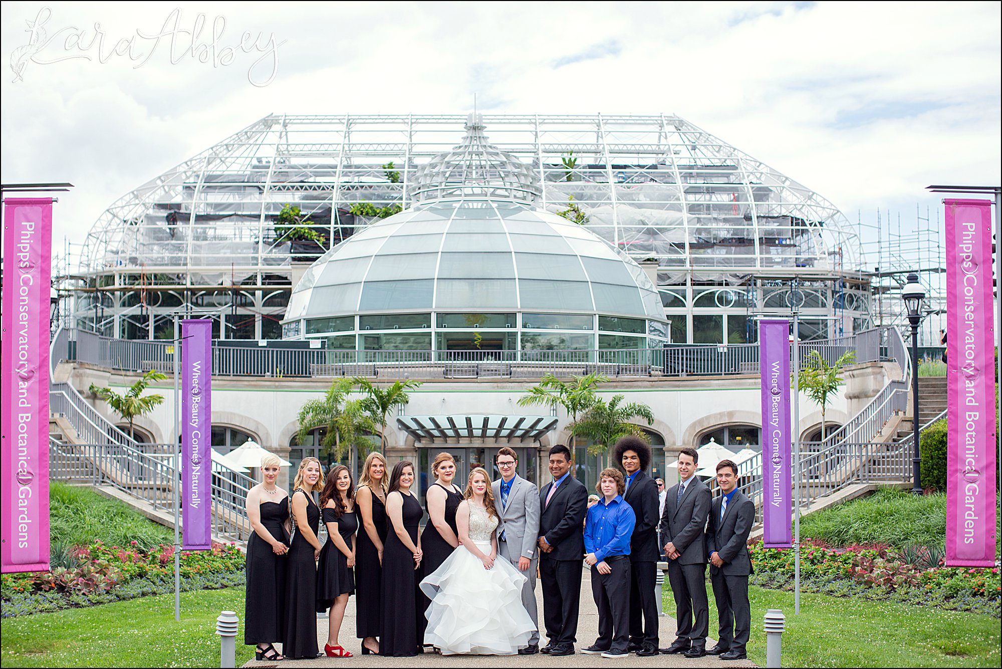 Phipps Conservatory Wedding in Pittsburgh, PA - Portraits in the Tropical Forest Conservatory