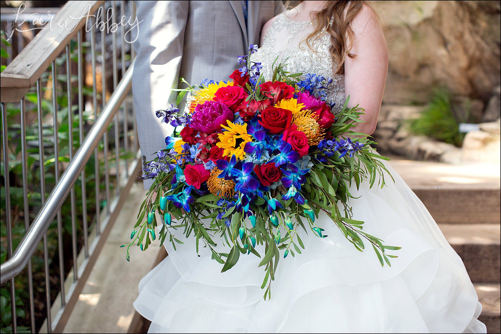 Phipps Conservatory Wedding in Pittsburgh, PA - Portraits in the Tropical Forest Conservatory