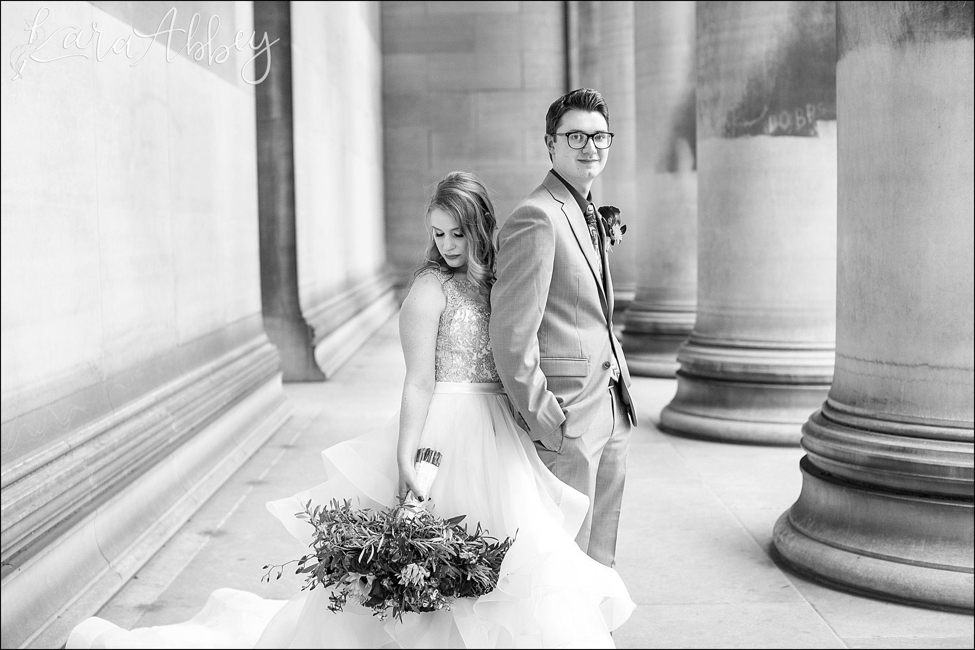 Phipps Conservatory Wedding in Pittsburgh, PA - Portraits at Mellon Institute Building