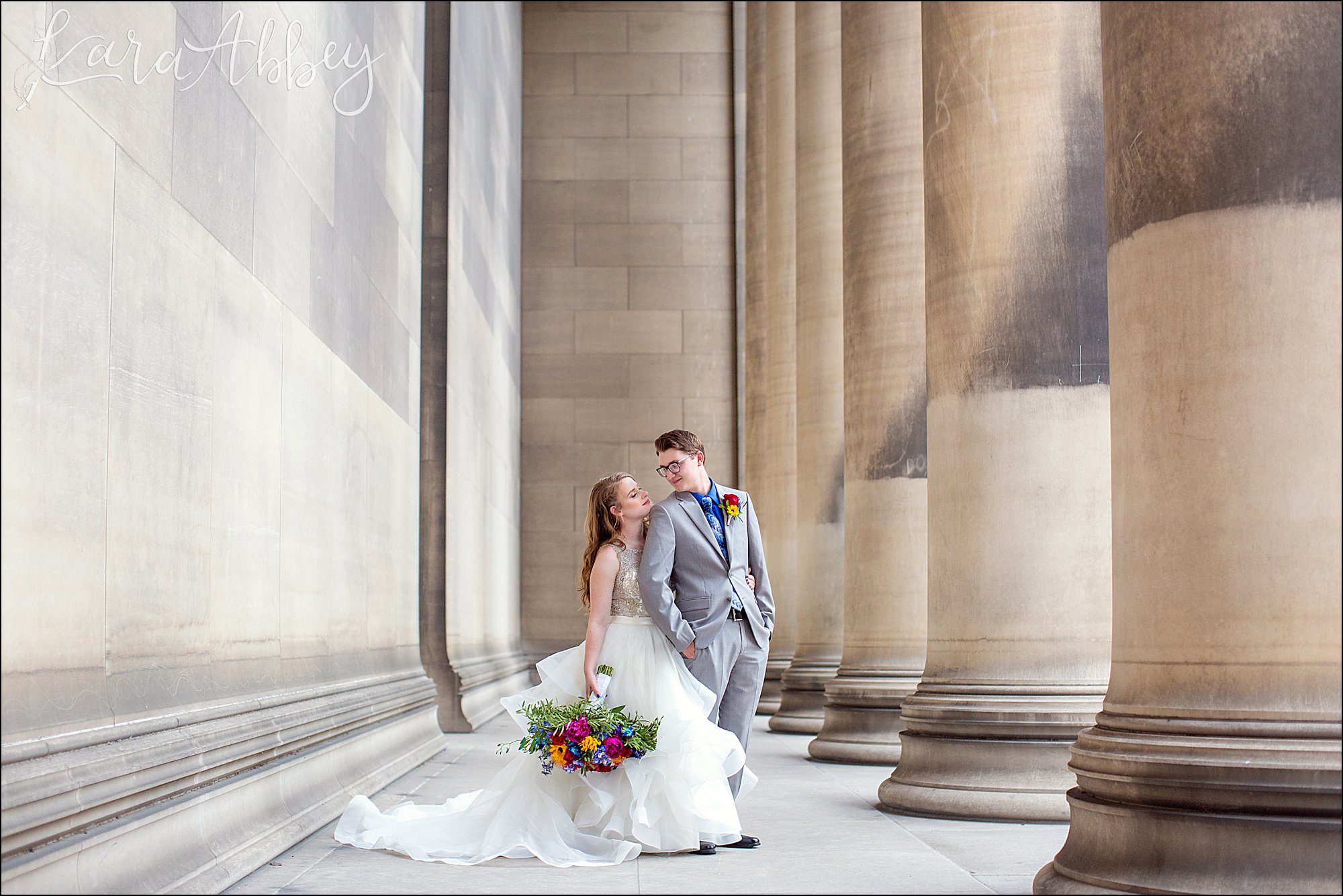 Phipps Conservatory Wedding in Pittsburgh, PA - Portraits at Mellon Institute Building