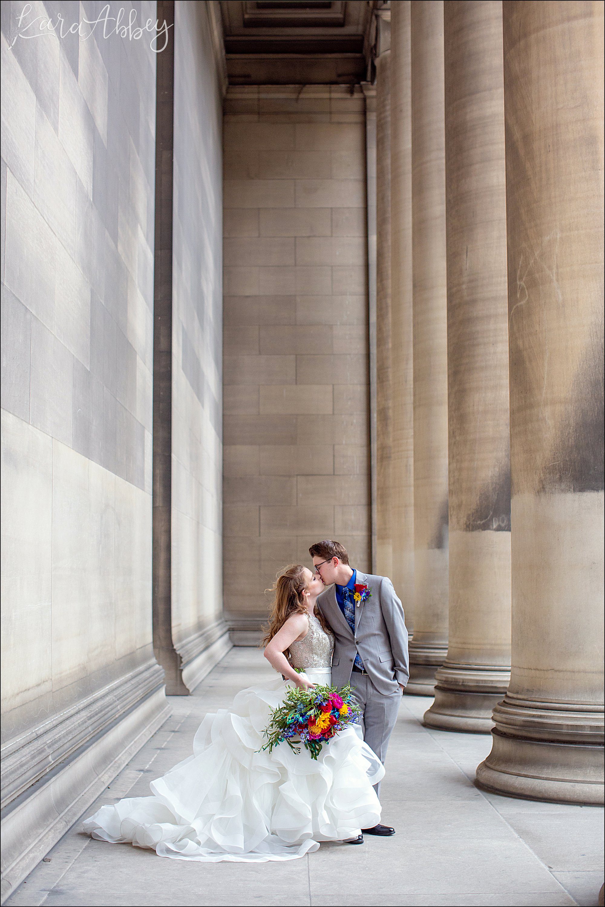 Phipps Conservatory Wedding in Pittsburgh, PA - Portraits at Mellon Institute Building