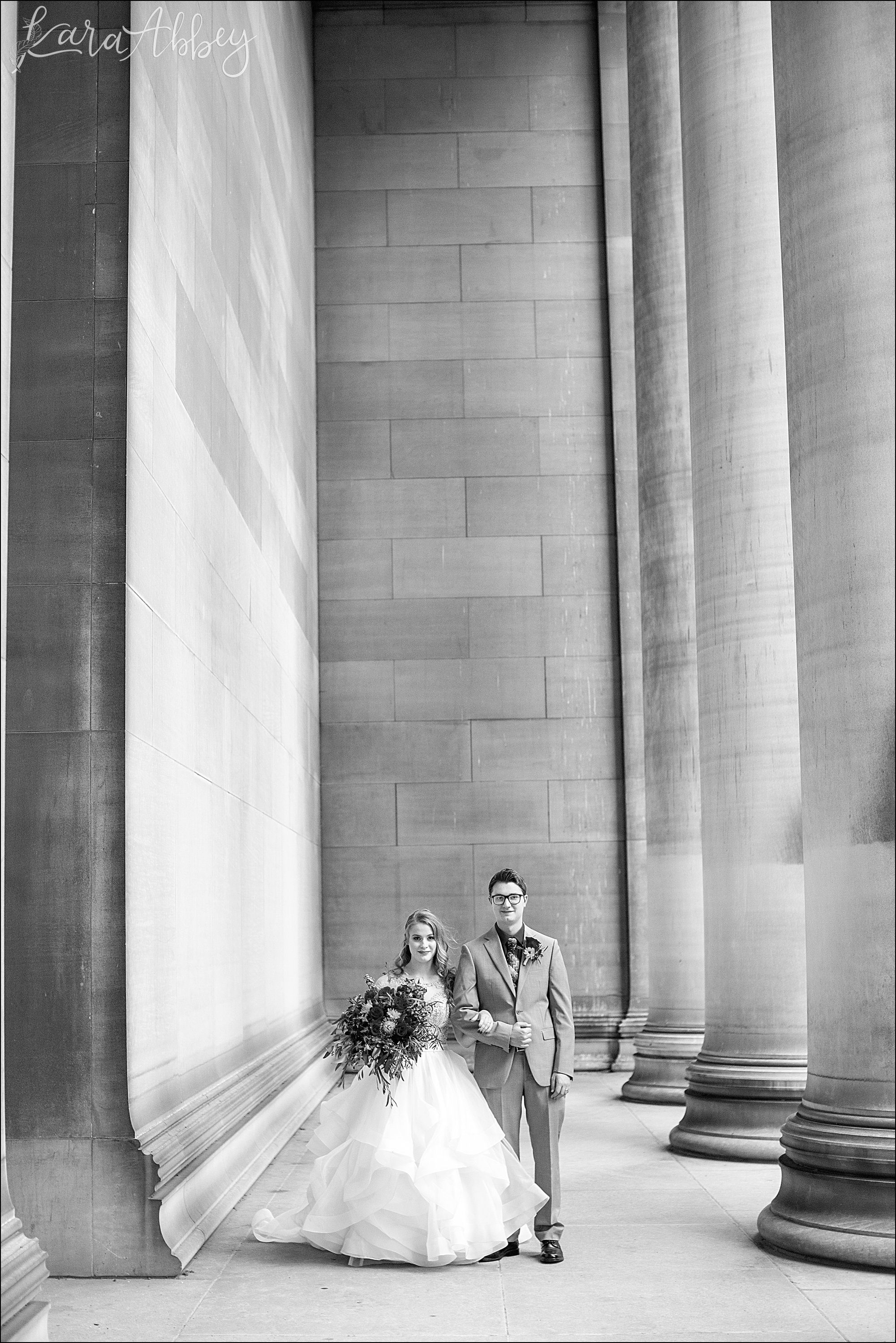 Phipps Conservatory Wedding in Pittsburgh, PA - Portraits at Mellon Institute Building