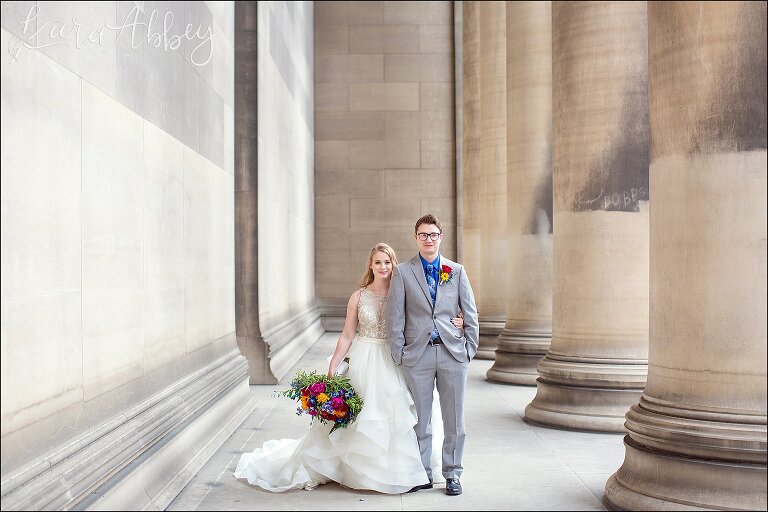 Phipps Conservatory Wedding in Pittsburgh, PA - Portraits at Mellon Institute Building