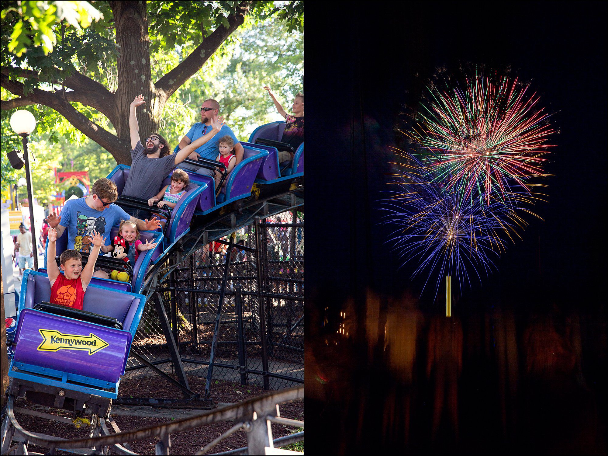 4th of July 2018 at Kennywood Park in Pittsburgh, PA