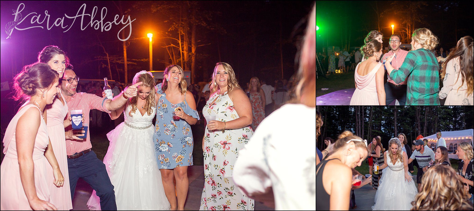 Rustic Elegant Outdoor Summer Wedding on Private Property in PA - Reception