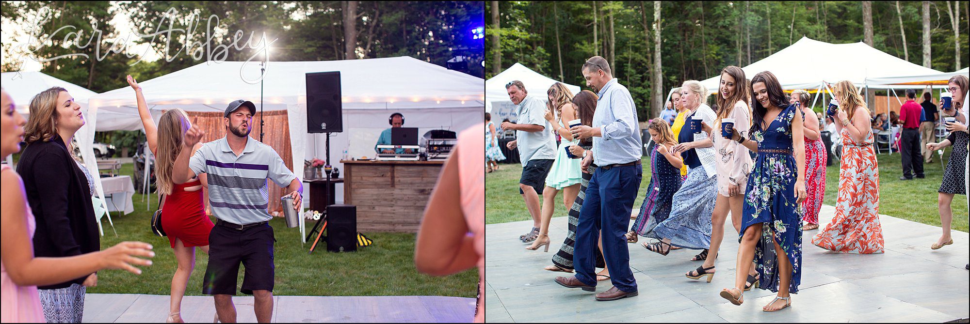 Rustic Elegant Outdoor Summer Wedding on Private Property in PA - Reception