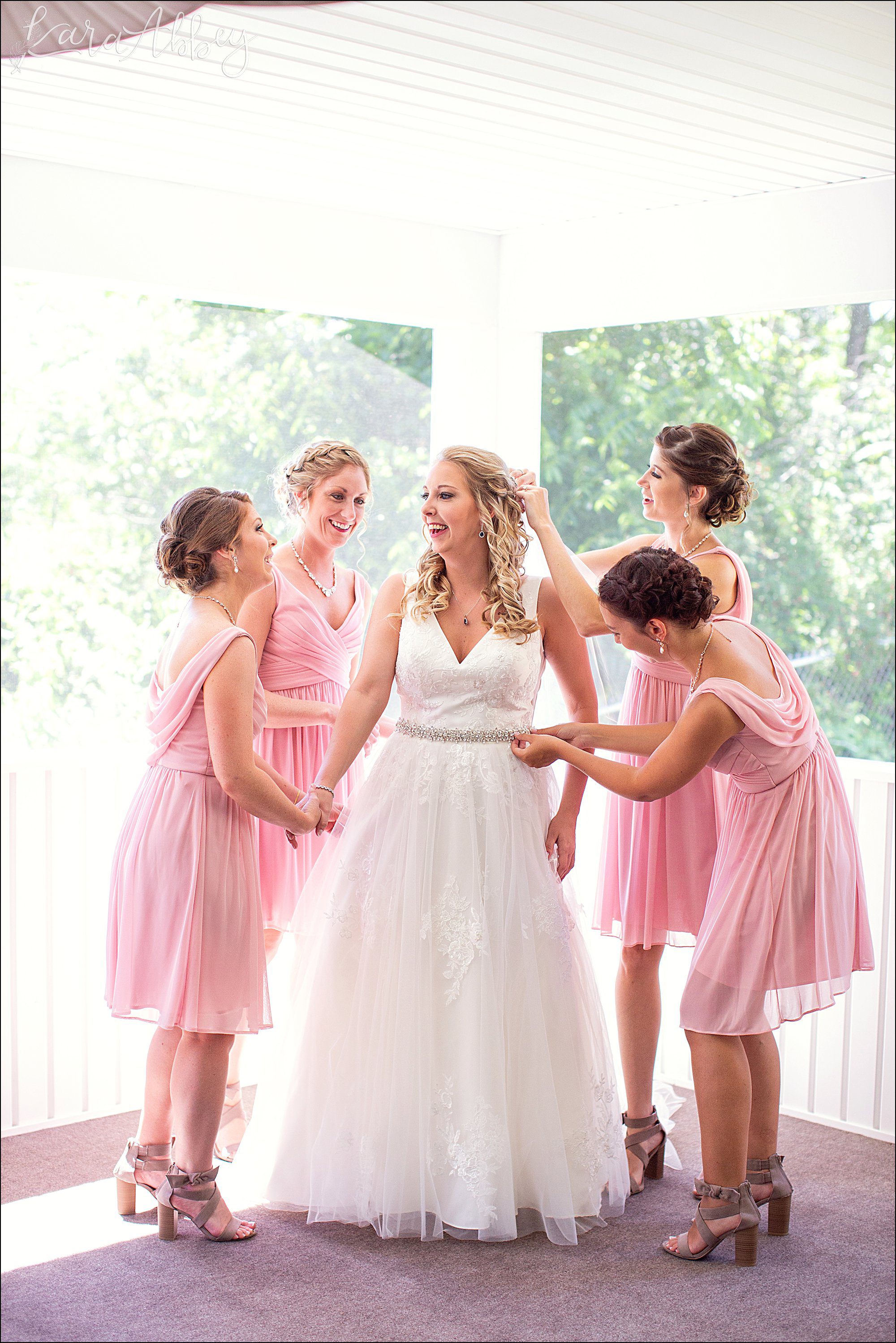 Rustic Elegant Outdoor Summer Wedding on Private Property in PA - Bride Getting Ready Details