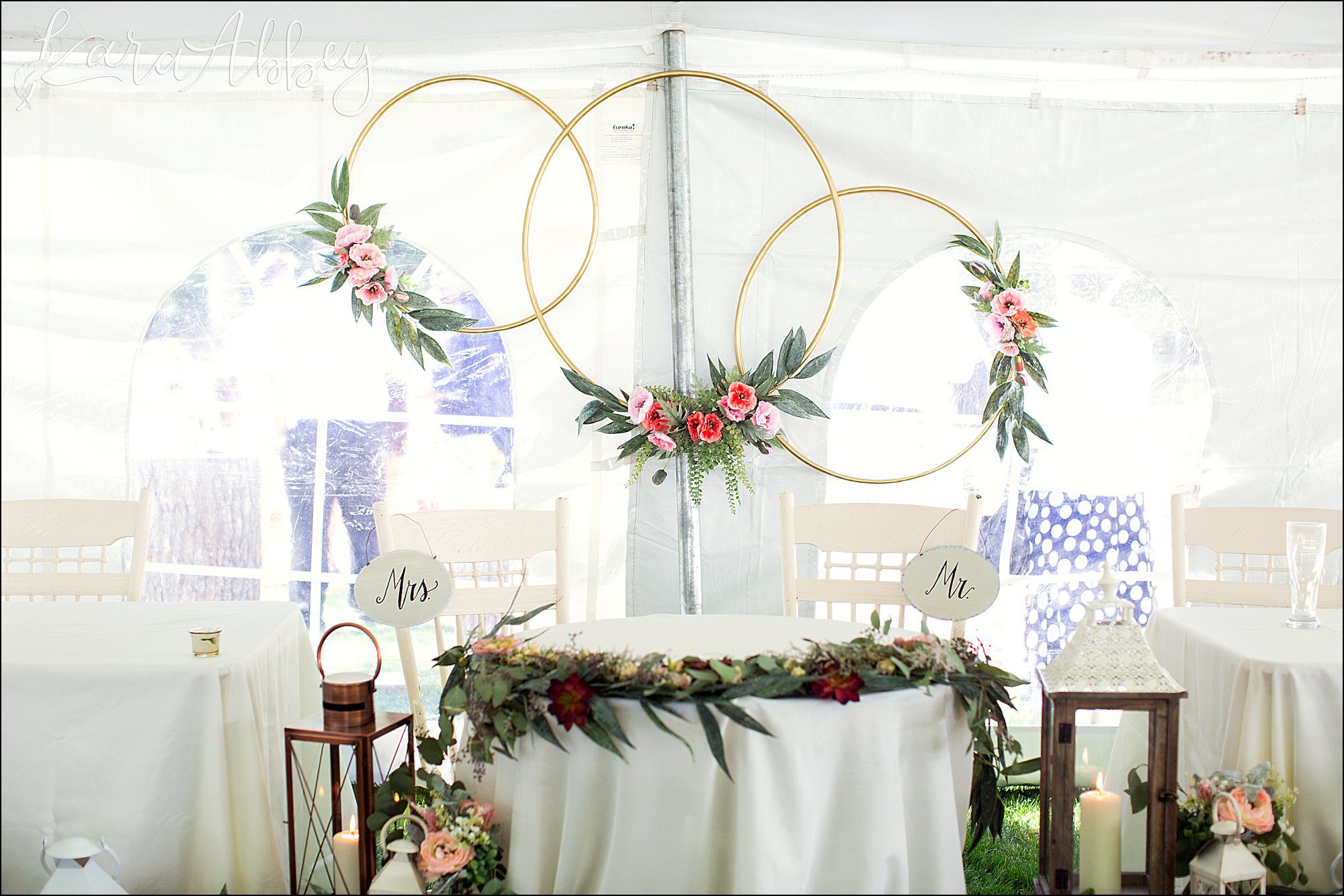 Rustic Elegant Outdoor Summer Wedding on Private Property in PA - Reception Details