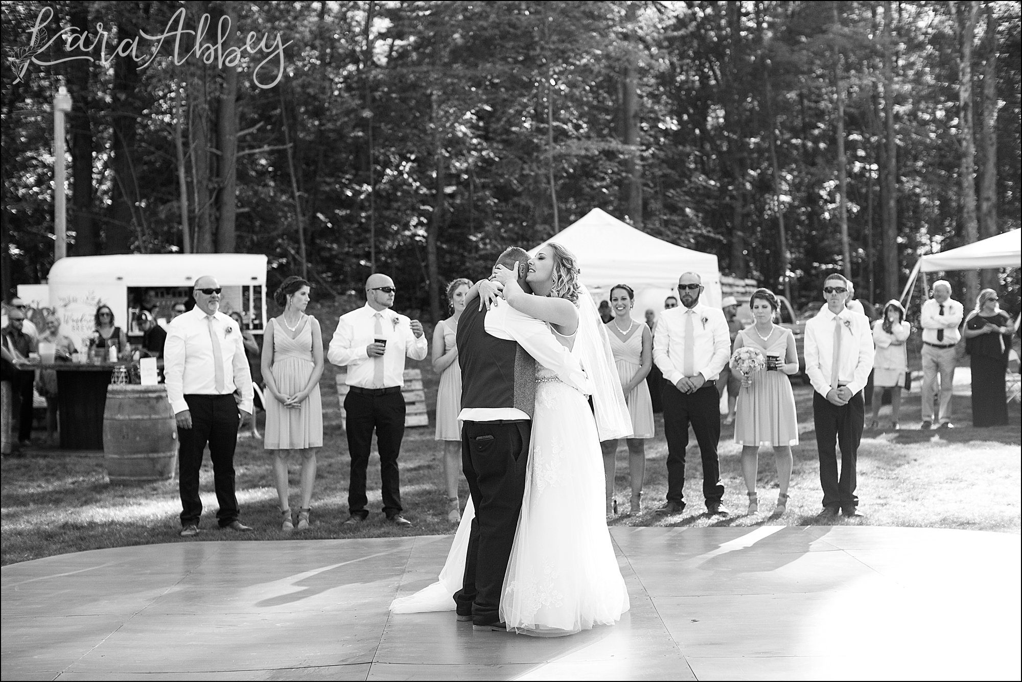 Rustic Elegant Outdoor Summer Wedding on Private Property in PA - Reception Dancing