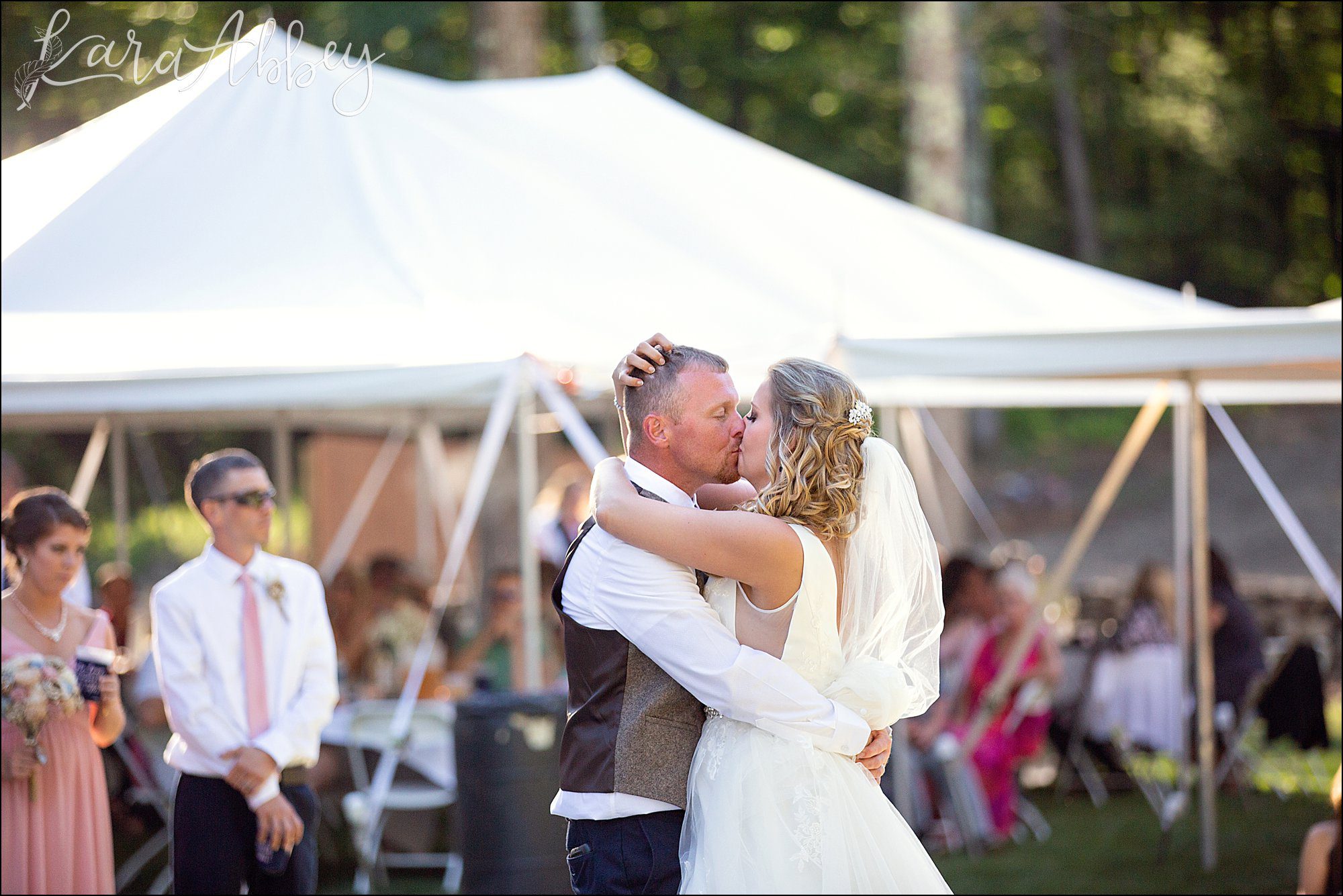 Rustic Elegant Outdoor Summer Wedding on Private Property in PA - Reception Dancing
