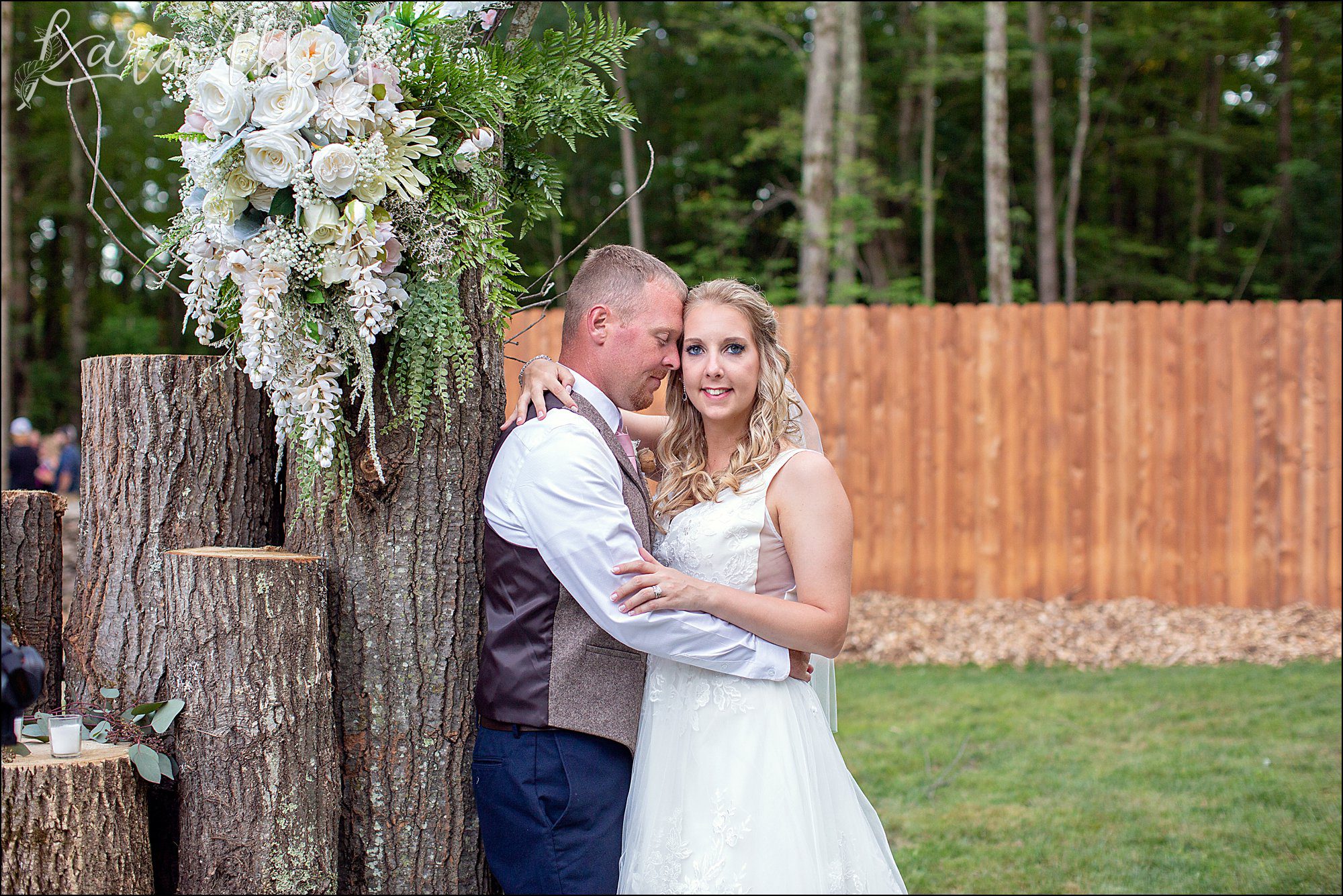 Rustic Elegant Outdoor Summer Wedding on Private Property in PA - Bride & Groom Portraits