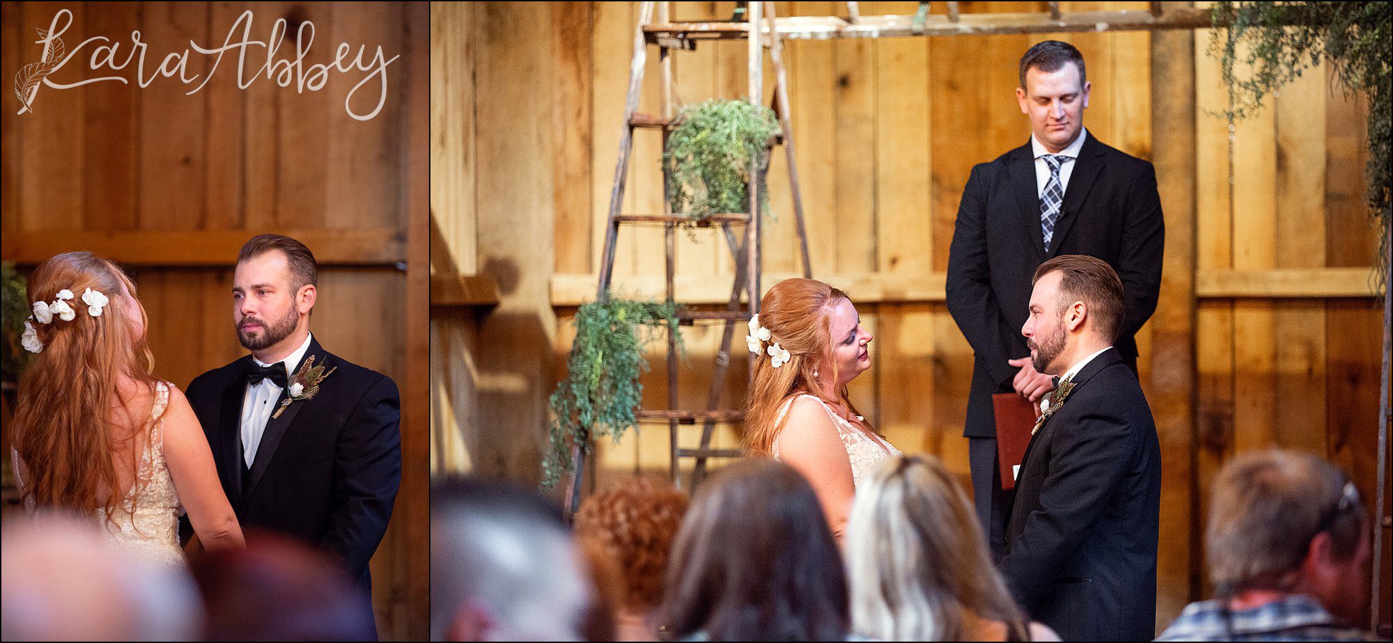 Rich Summer Wedding Ceremony at Bell's Banquets in Mt. Pleasant, PA