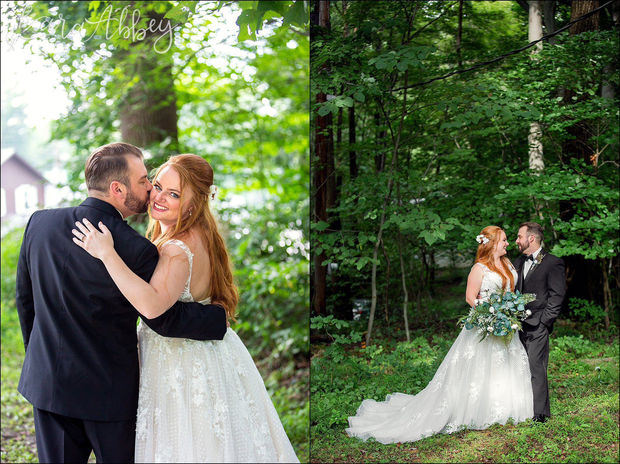 Rich Summer Wedding Portraits at Laurelville Christian Retreat Center in Mt. Pleasant, PA