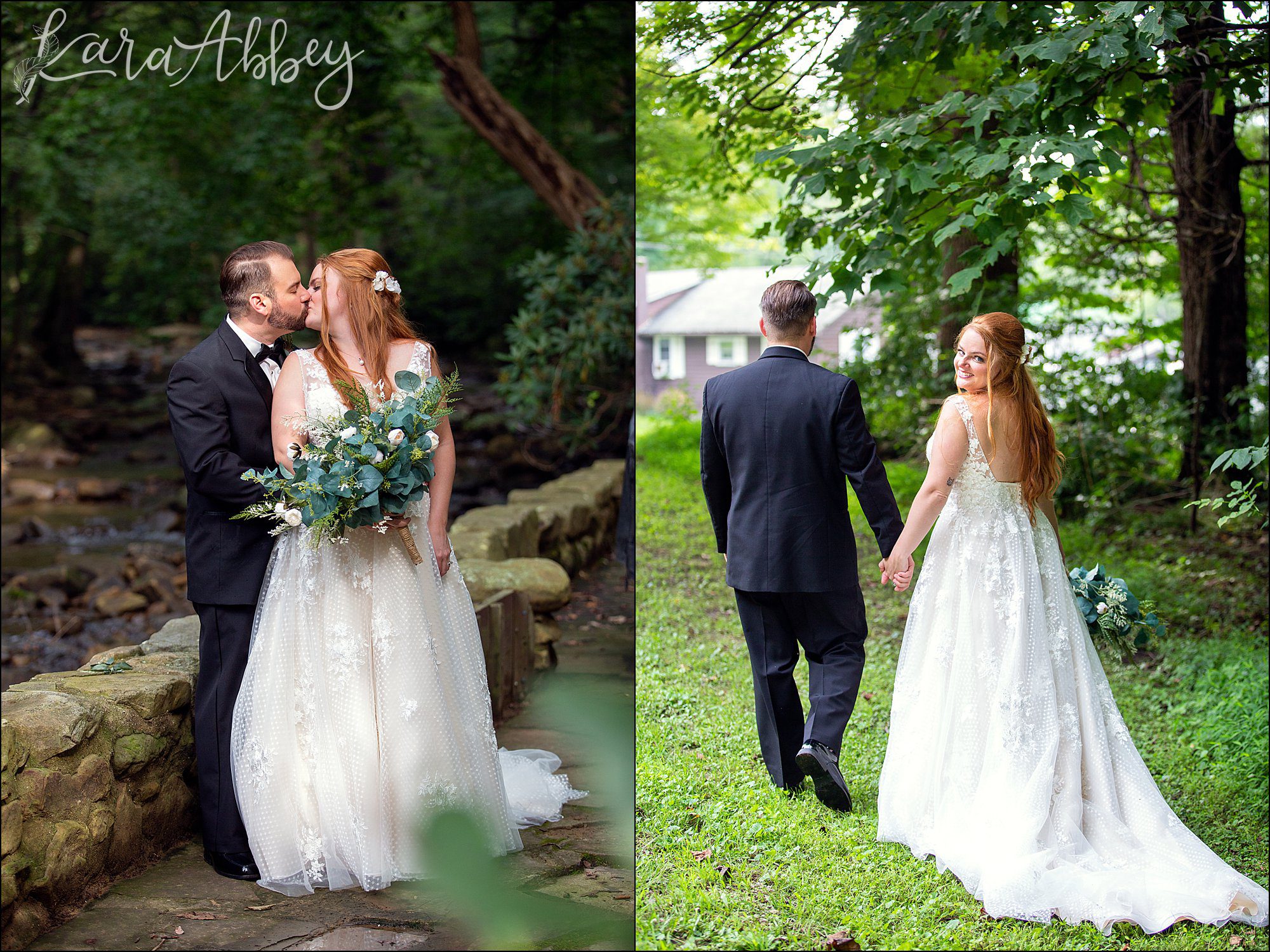 Rich Summer Wedding Portraits at Laurelville Christian Retreat Center in Mt. Pleasant, PA