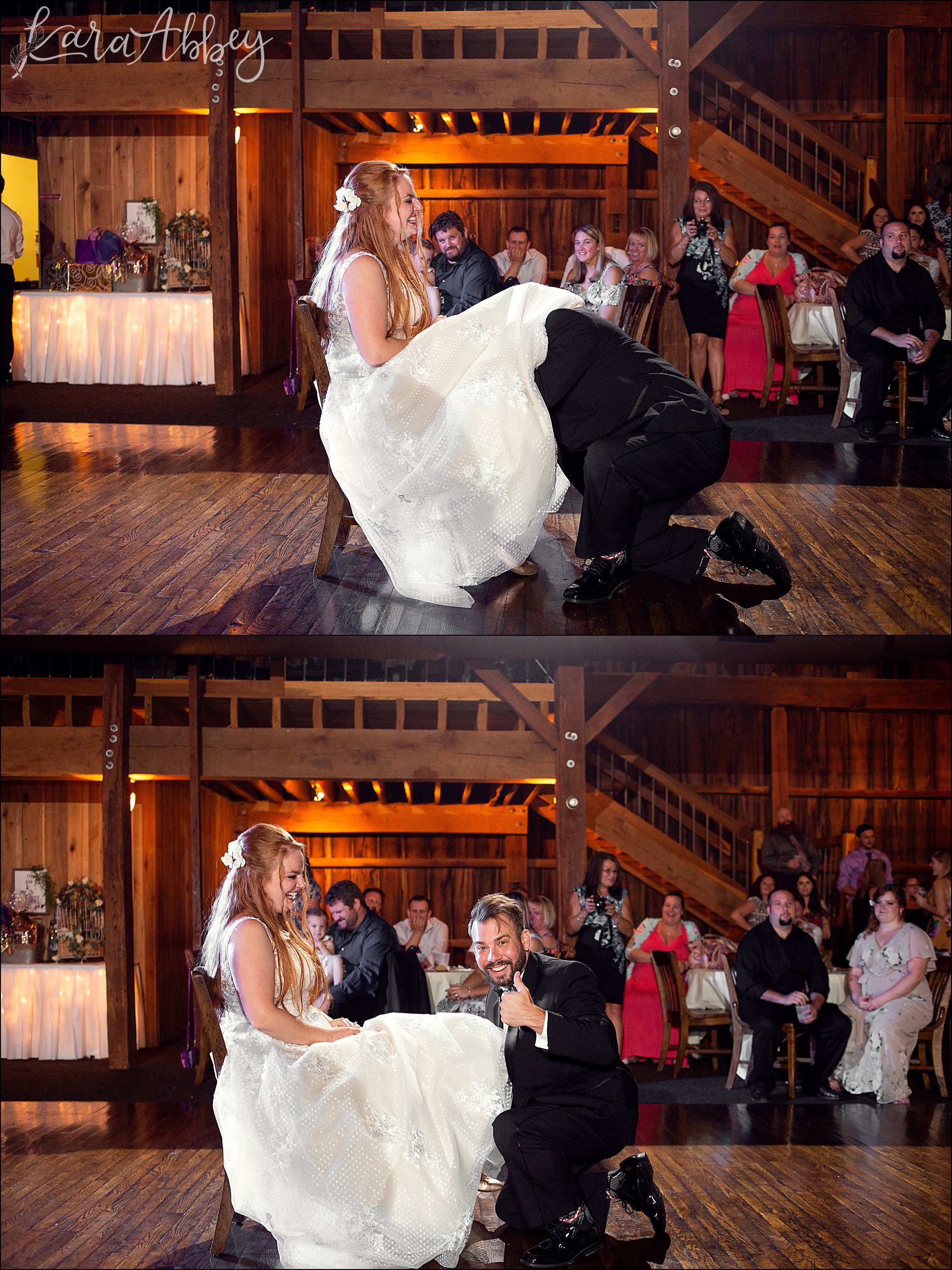 Rich Summer Wedding Reception at Bell's Banquets in Mt. Pleasant, PA