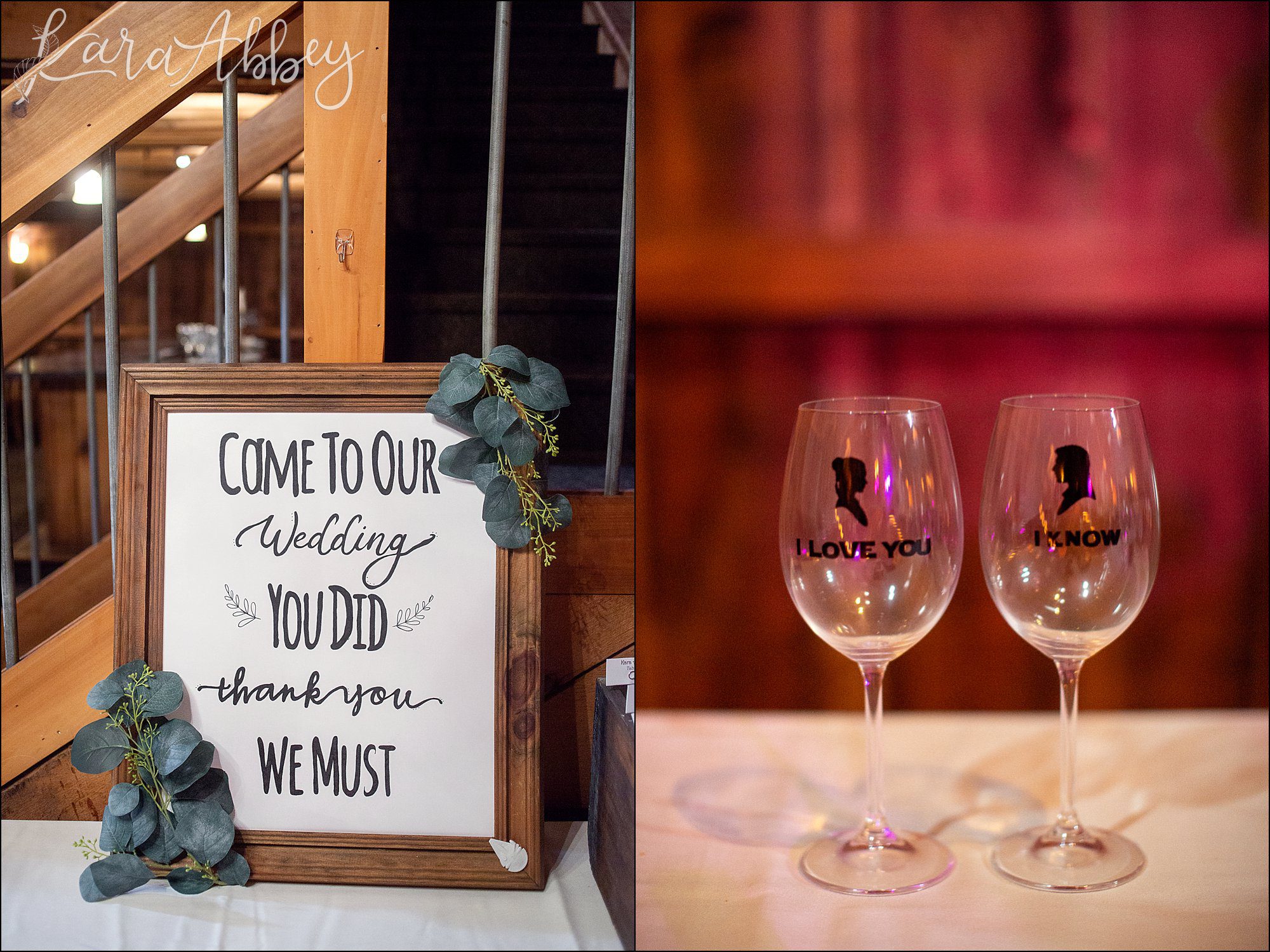 Star Wars Themed Wedding Reception at Bell's Banquets in Mt. Pleasant, PA