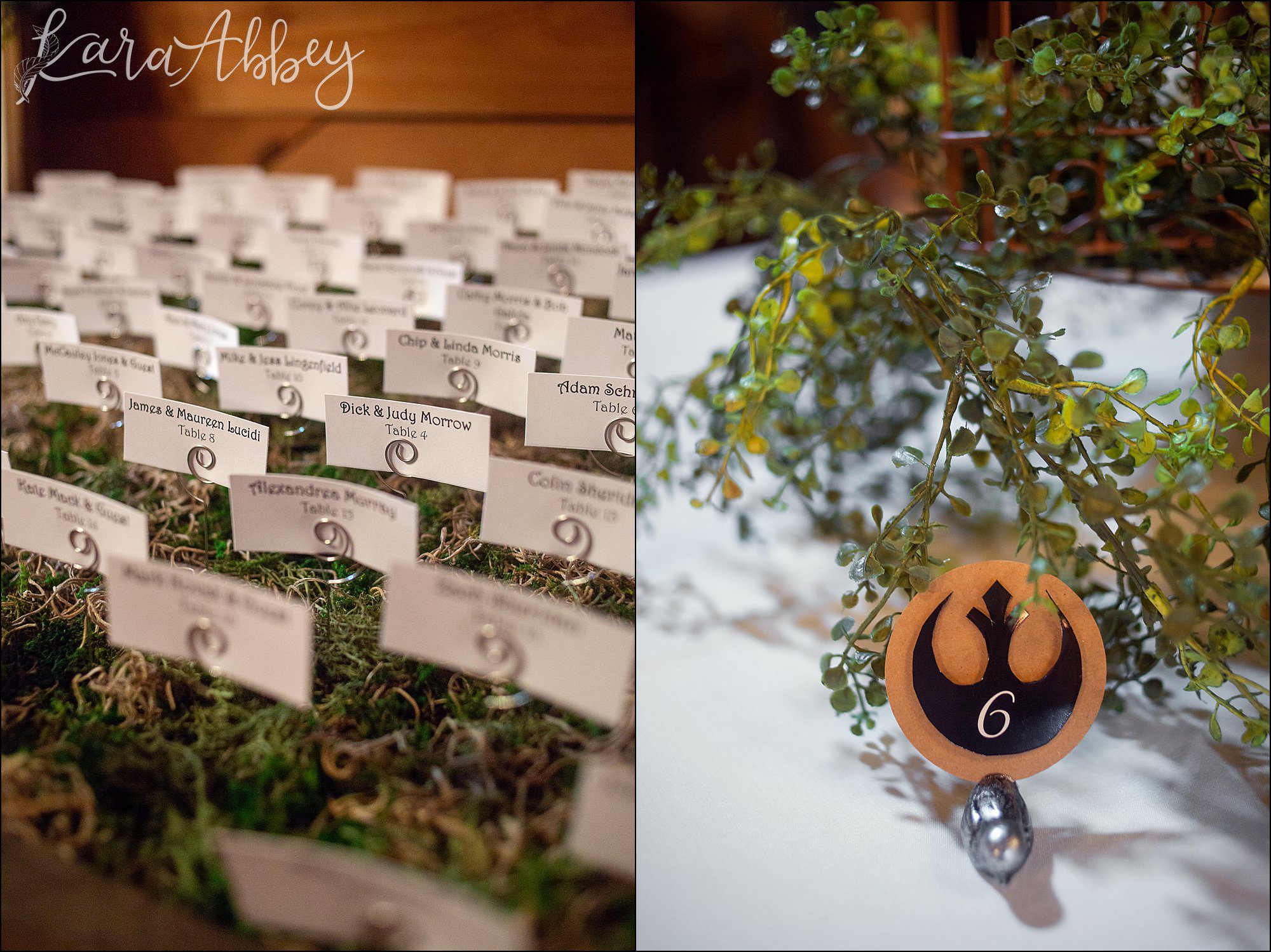 Star Wars Themed Wedding Reception at Bell's Banquets in Mt. Pleasant, PA