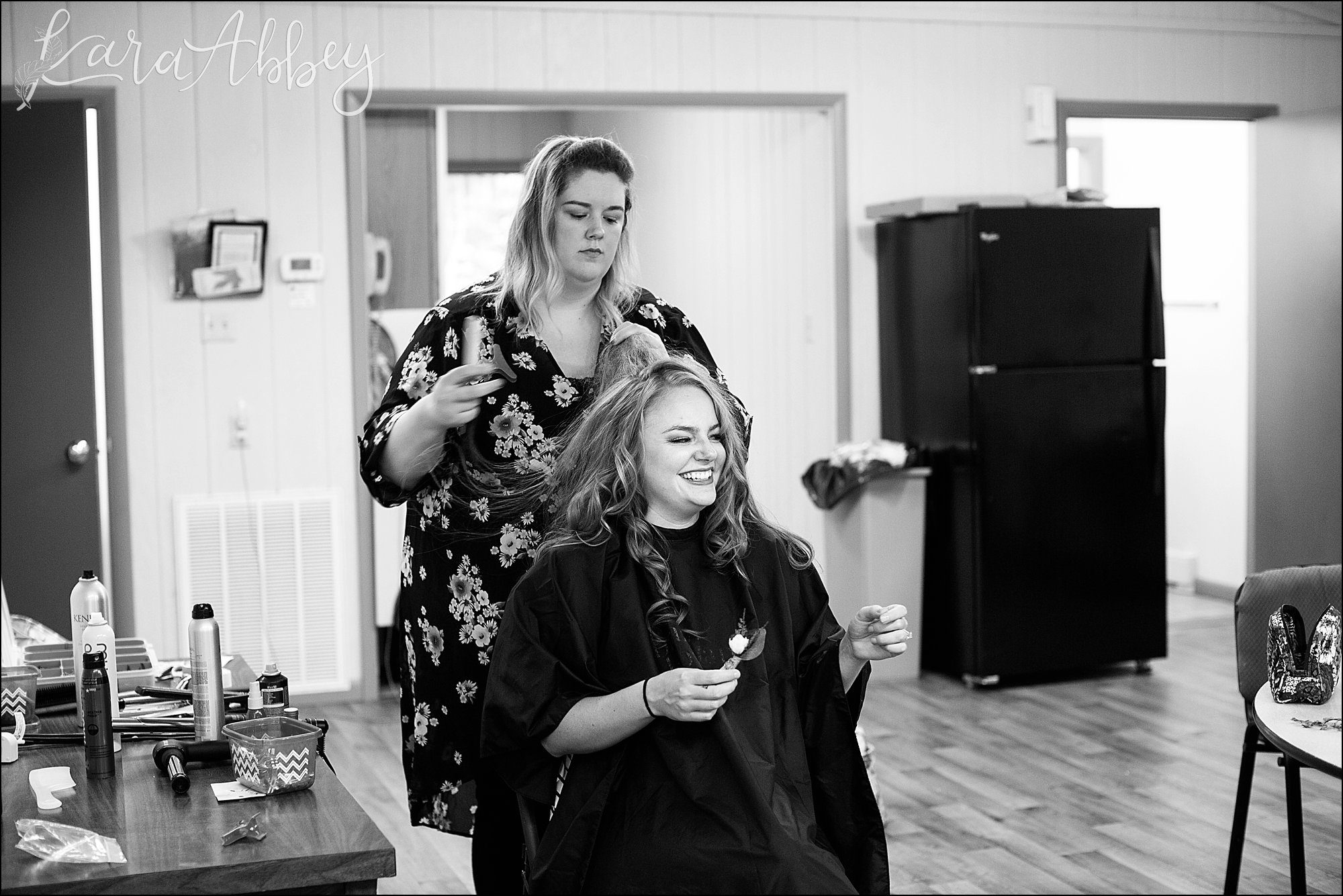 Rich Summer Wedding at Bell's Banquets in Mt. Pleasant, PA - Getting Ready at Laurelville Christian Retreat Center