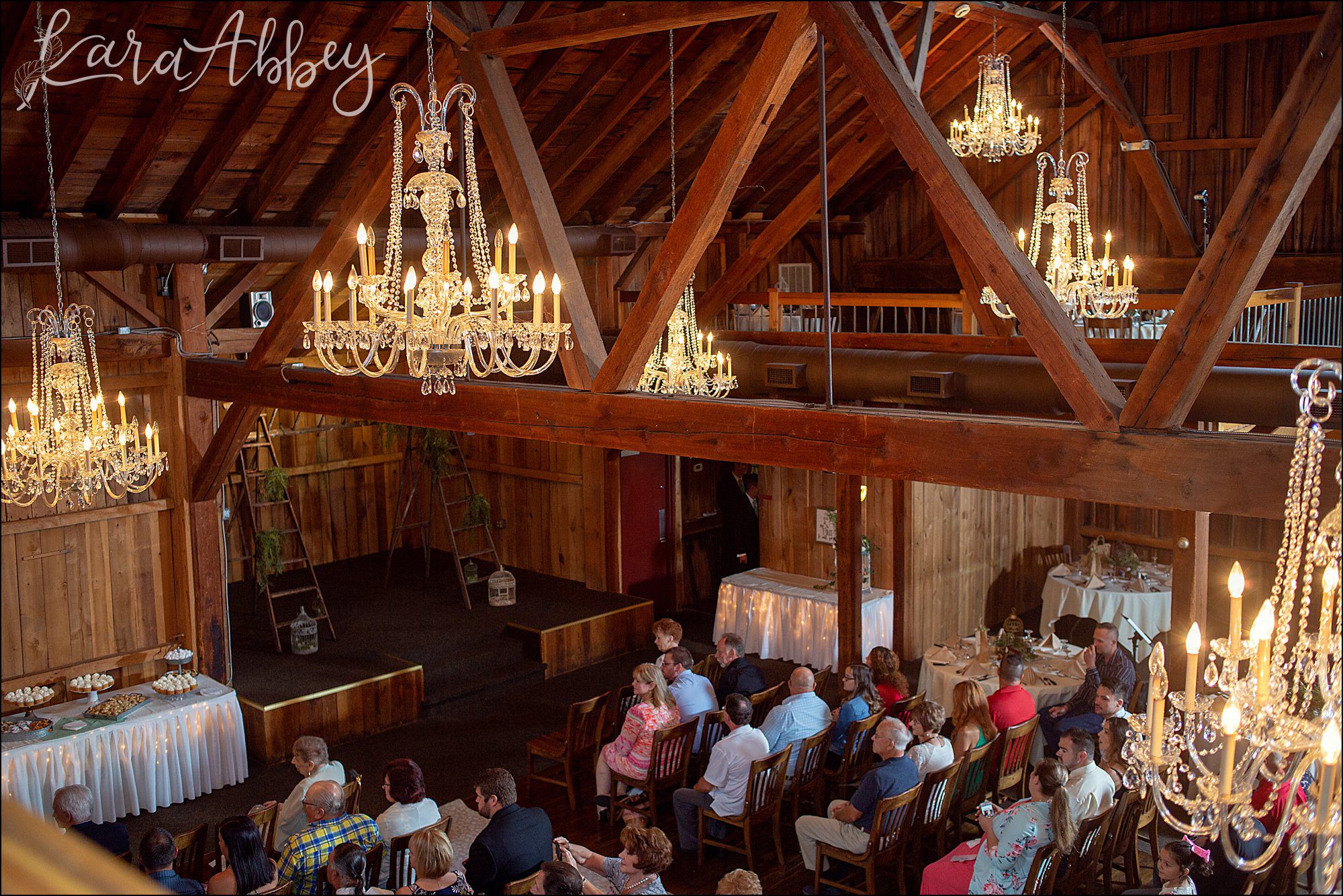 Rich Summer Wedding Ceremony at Bell's Banquets in Mt. Pleasant, PA