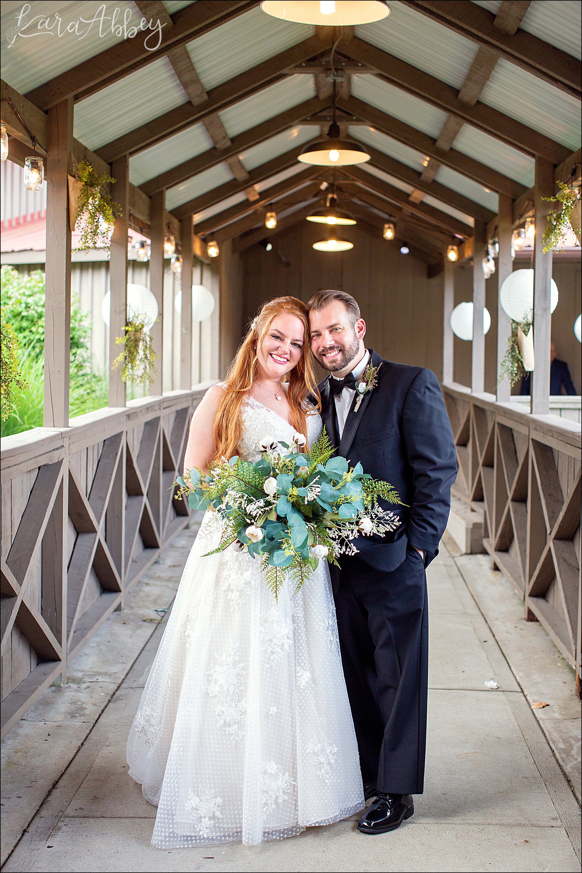 Rich Summer Wedding Ceremony at Bell's Banquets in Mt. Pleasant, PA