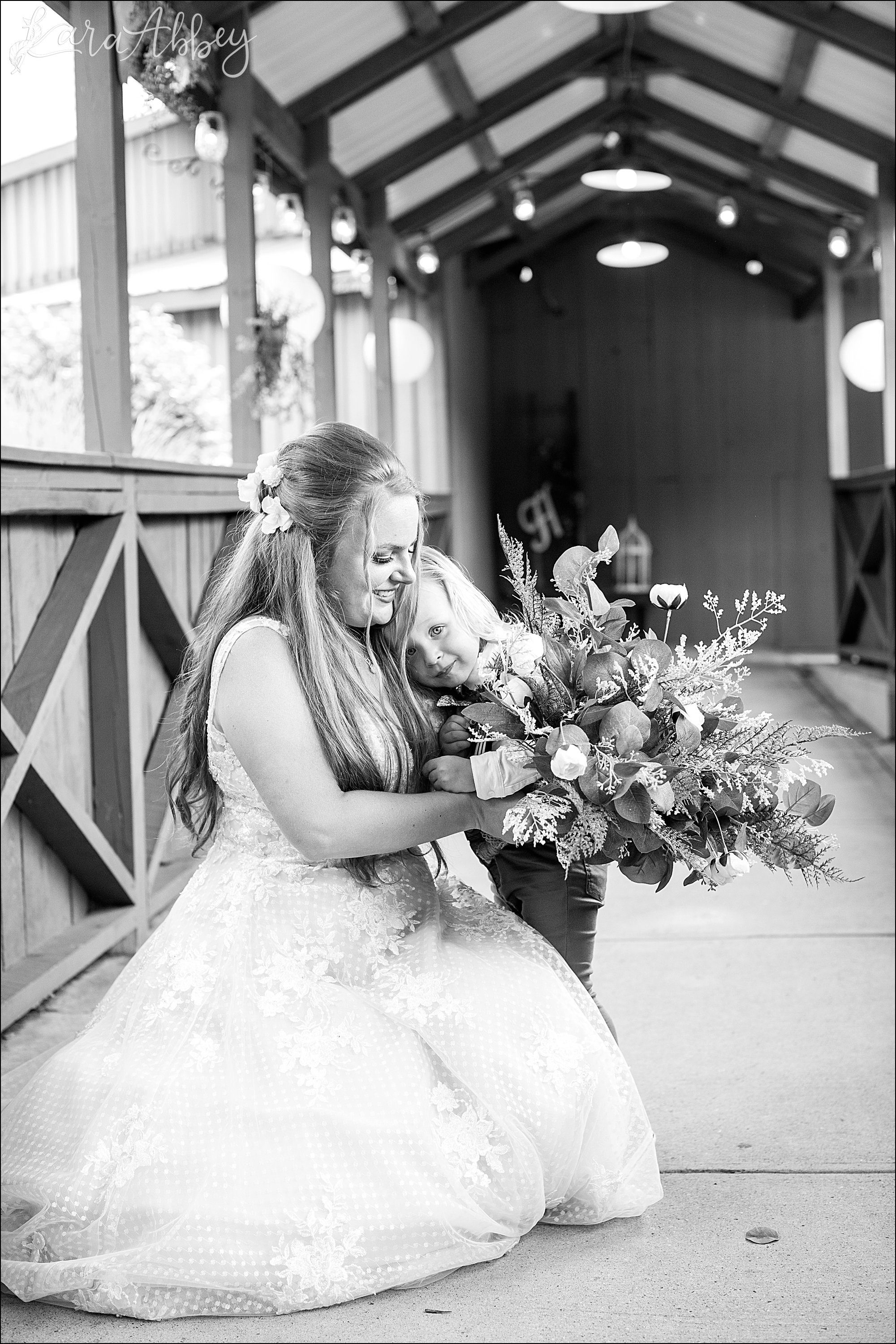 Rich Summer Wedding Ceremony at Bell's Banquets in Mt. Pleasant, PA