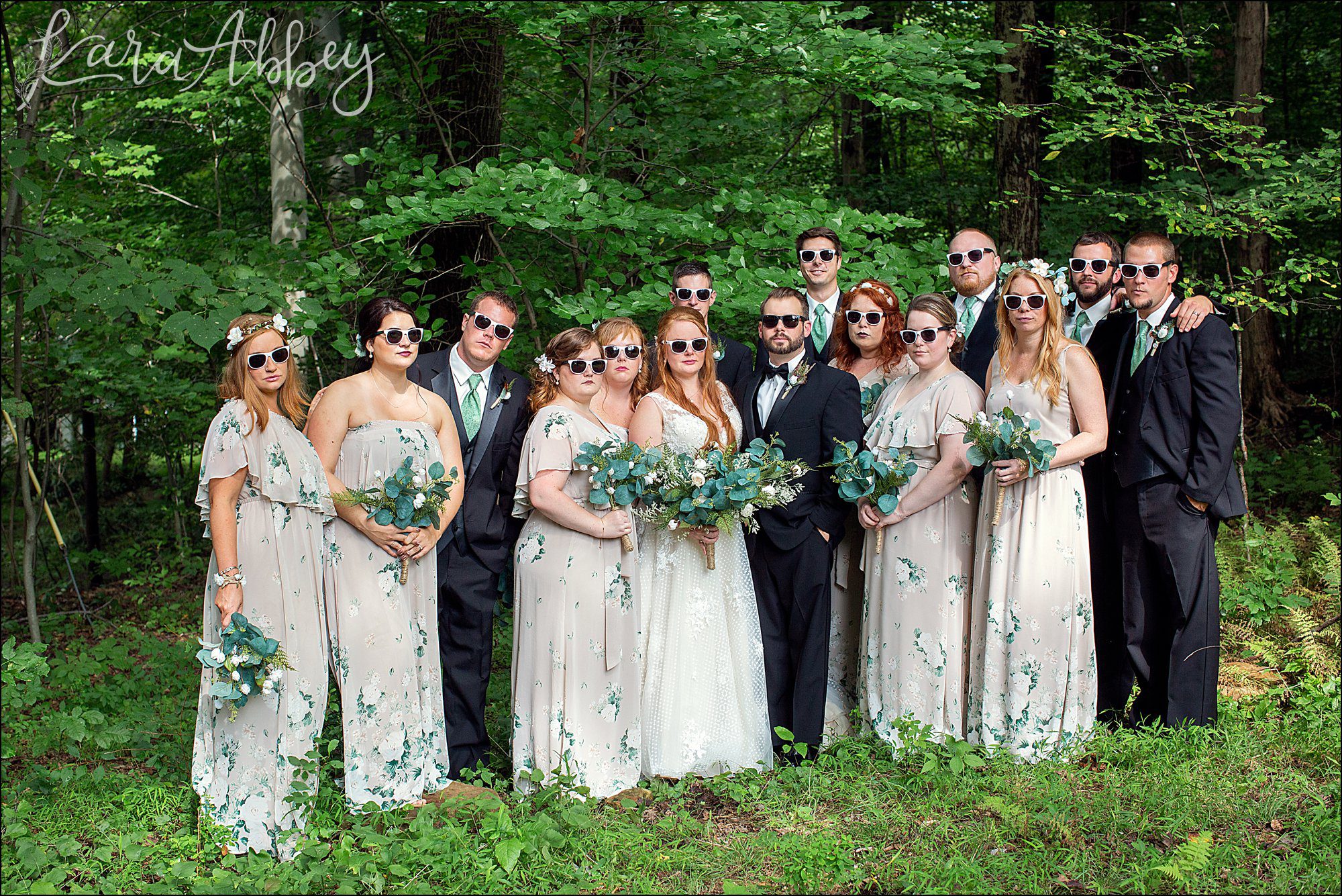 Rich Summer Wedding Portraits at Laurelville Christian Retreat Center in Mt. Pleasant, PA