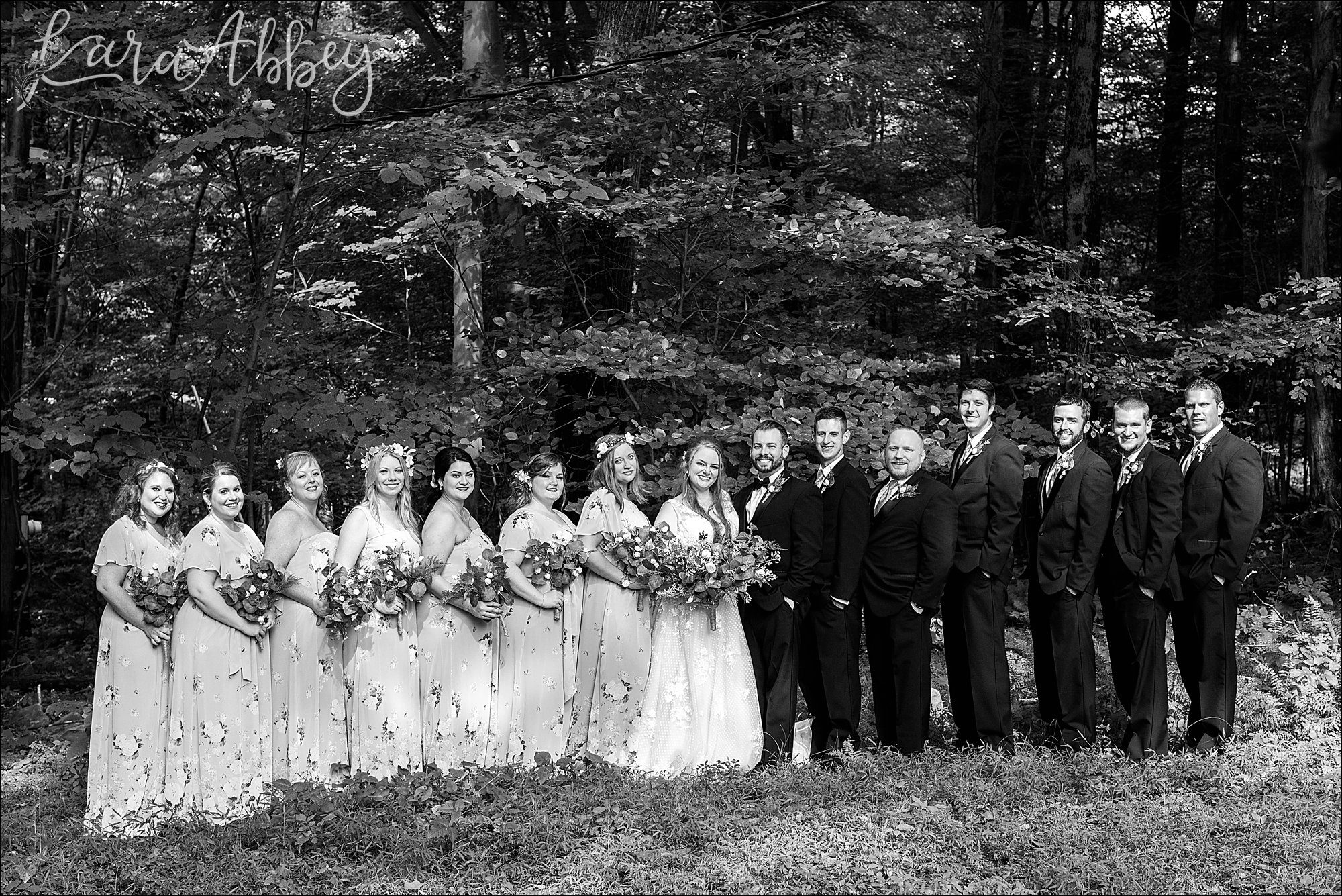Rich Summer Wedding Portraits at Laurelville Christian Retreat Center in Mt. Pleasant, PA