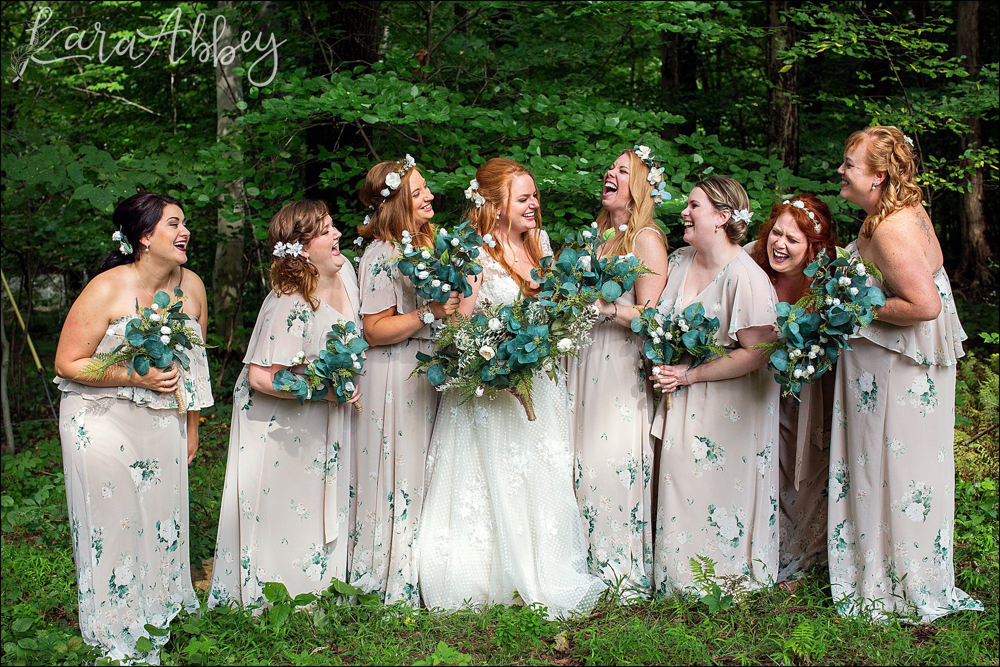 Rich Summer Wedding Portraits at Laurelville Christian Retreat Center in Mt. Pleasant, PA