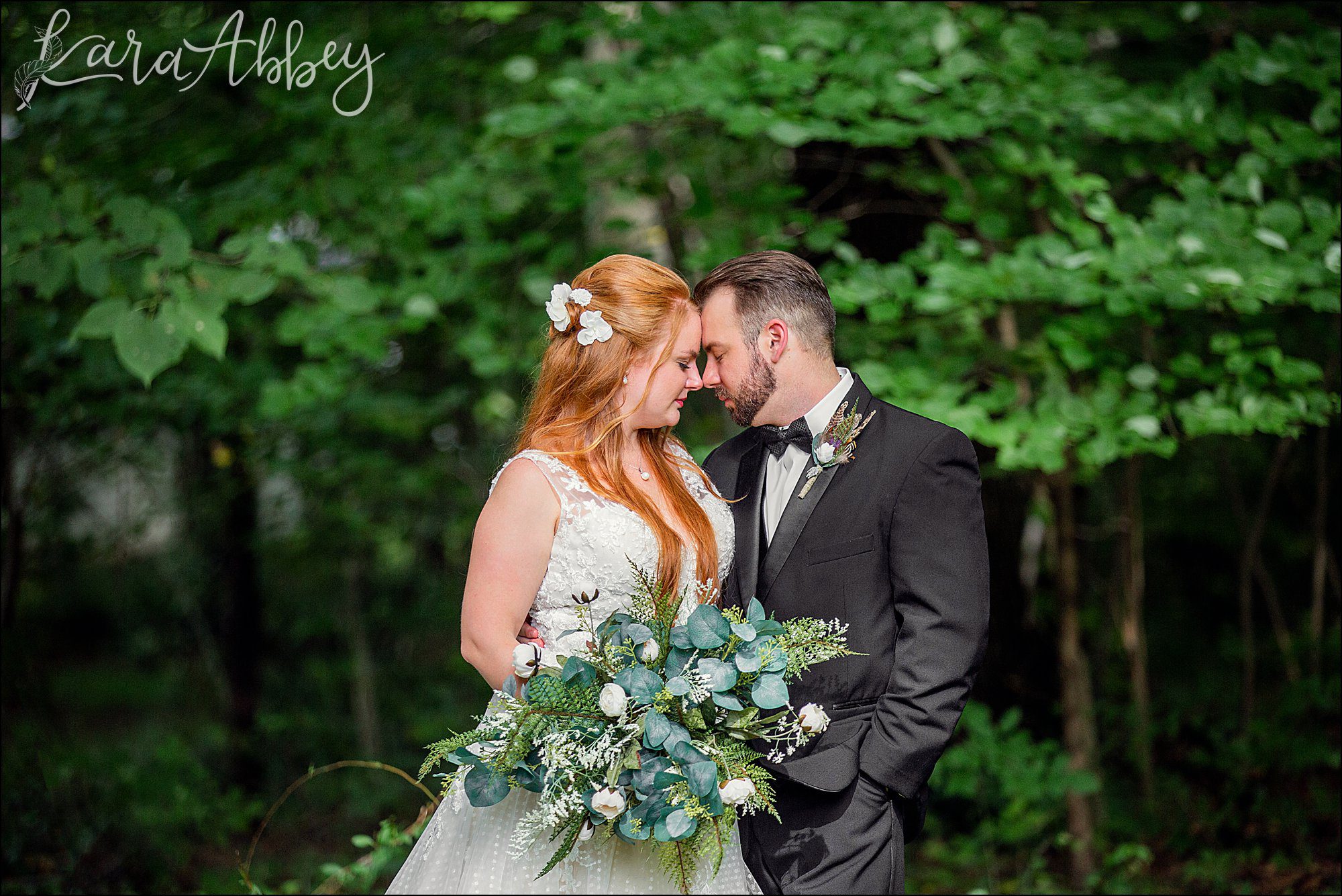 Rich Summer Wedding Portraits at Laurelville Christian Retreat Center in Mt. Pleasant, PA