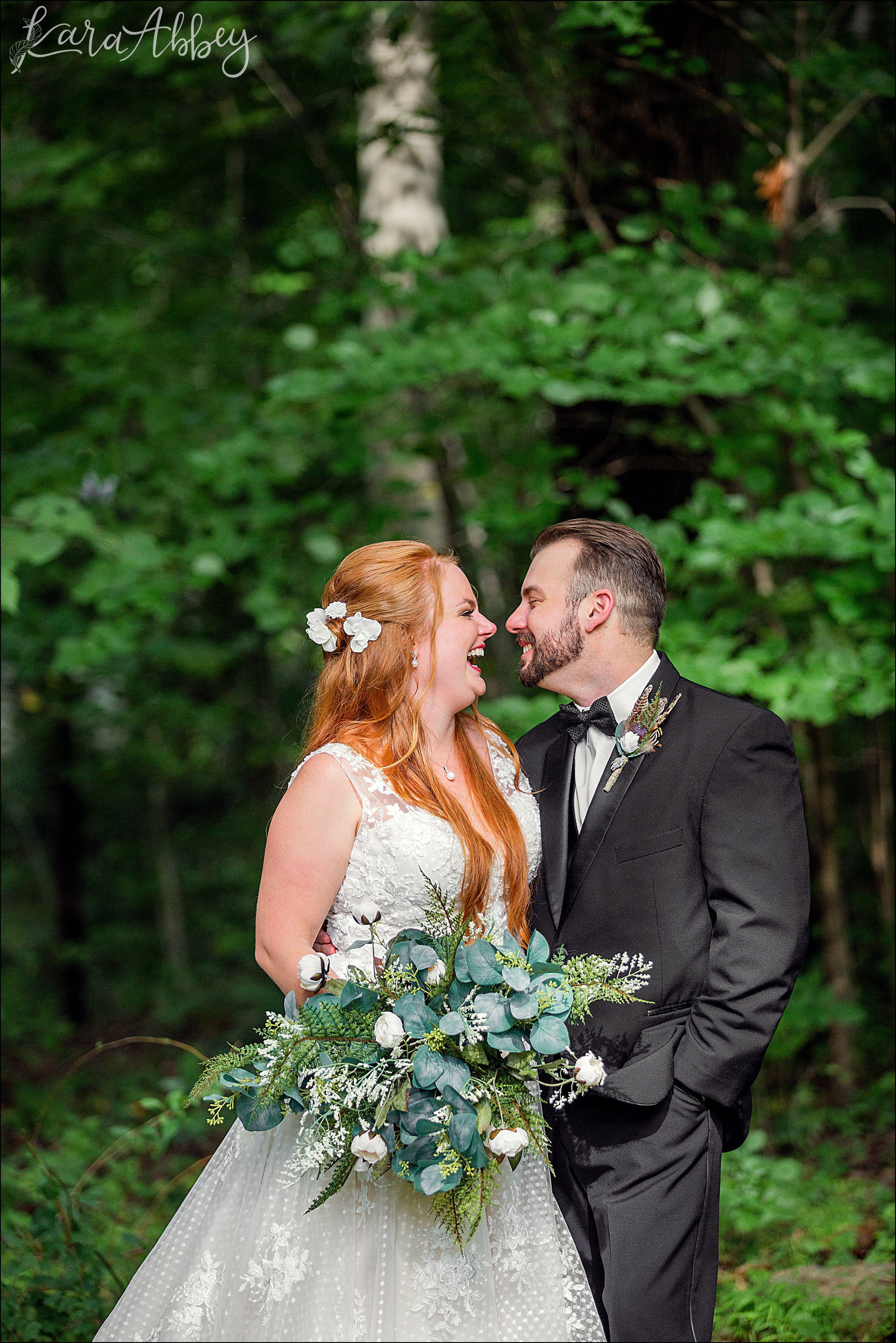Rich Summer Wedding Portraits at Laurelville Christian Retreat Center in Mt. Pleasant, PA