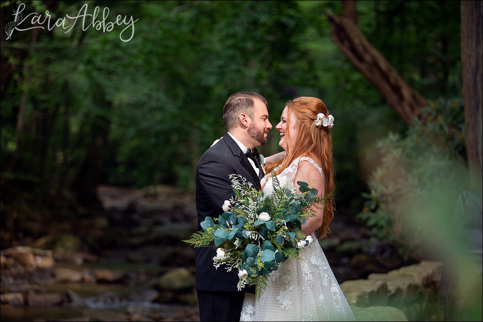 Rich Summer Wedding Portraits at Laurelville Christian Retreat Center in Mt. Pleasant, PA