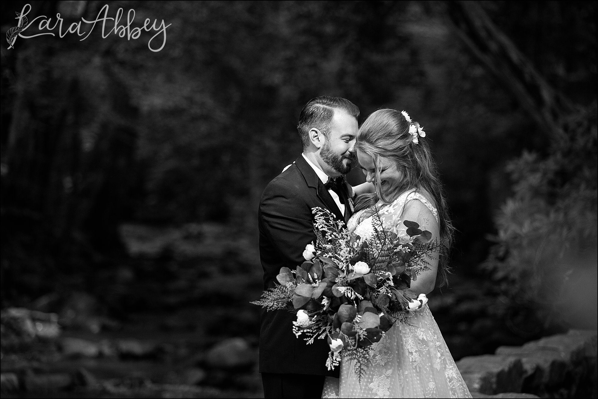 Rich Summer Wedding Portraits at Laurelville Christian Retreat Center in Mt. Pleasant, PA