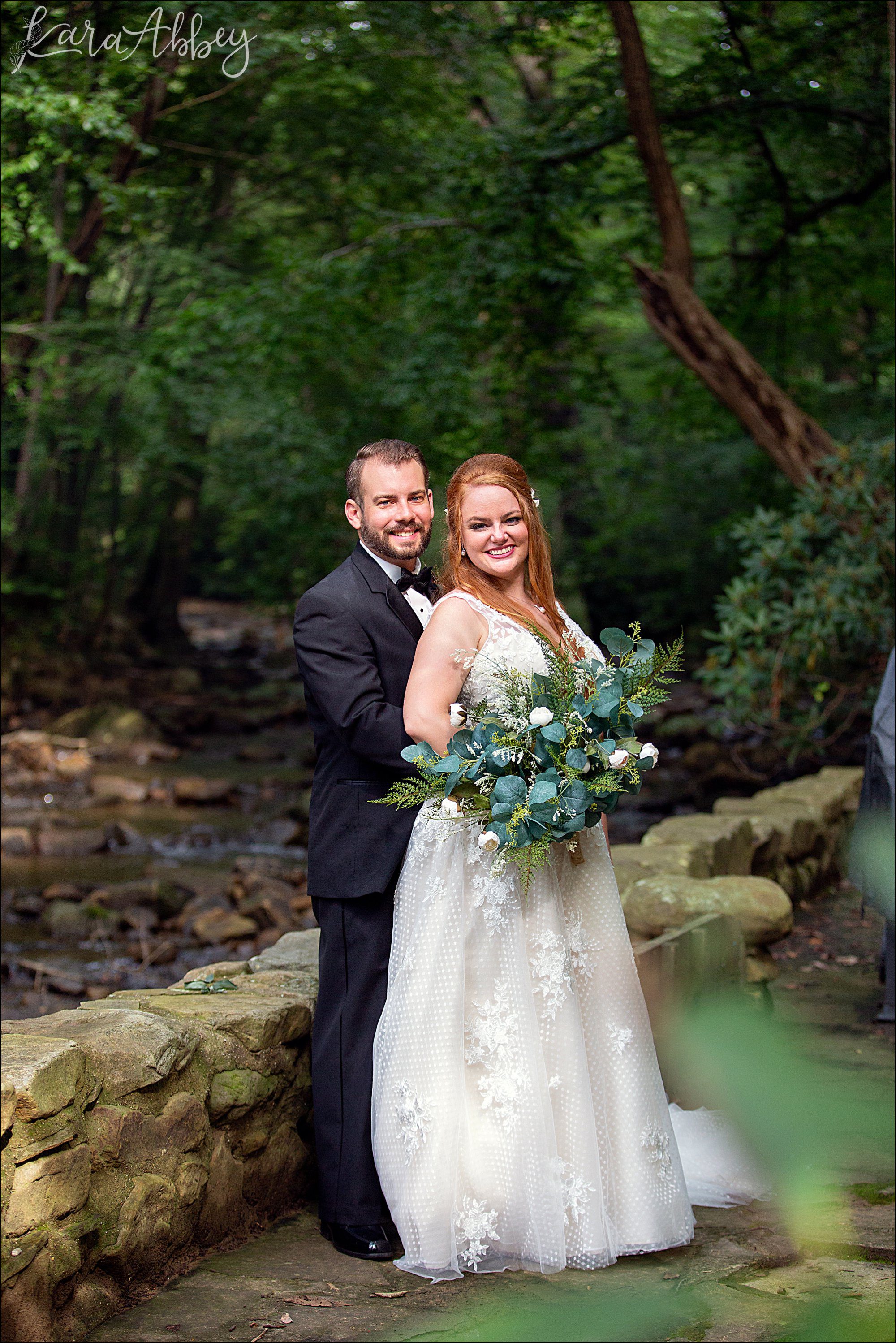 Rich Summer Wedding Portraits at Laurelville Christian Retreat Center in Mt. Pleasant, PA