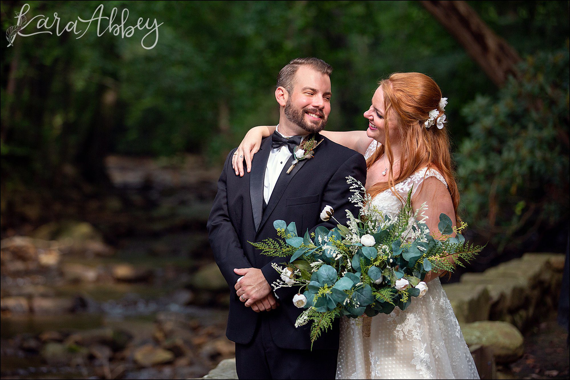 Rich Summer Wedding Portraits at Laurelville Christian Retreat Center in Mt. Pleasant, PA