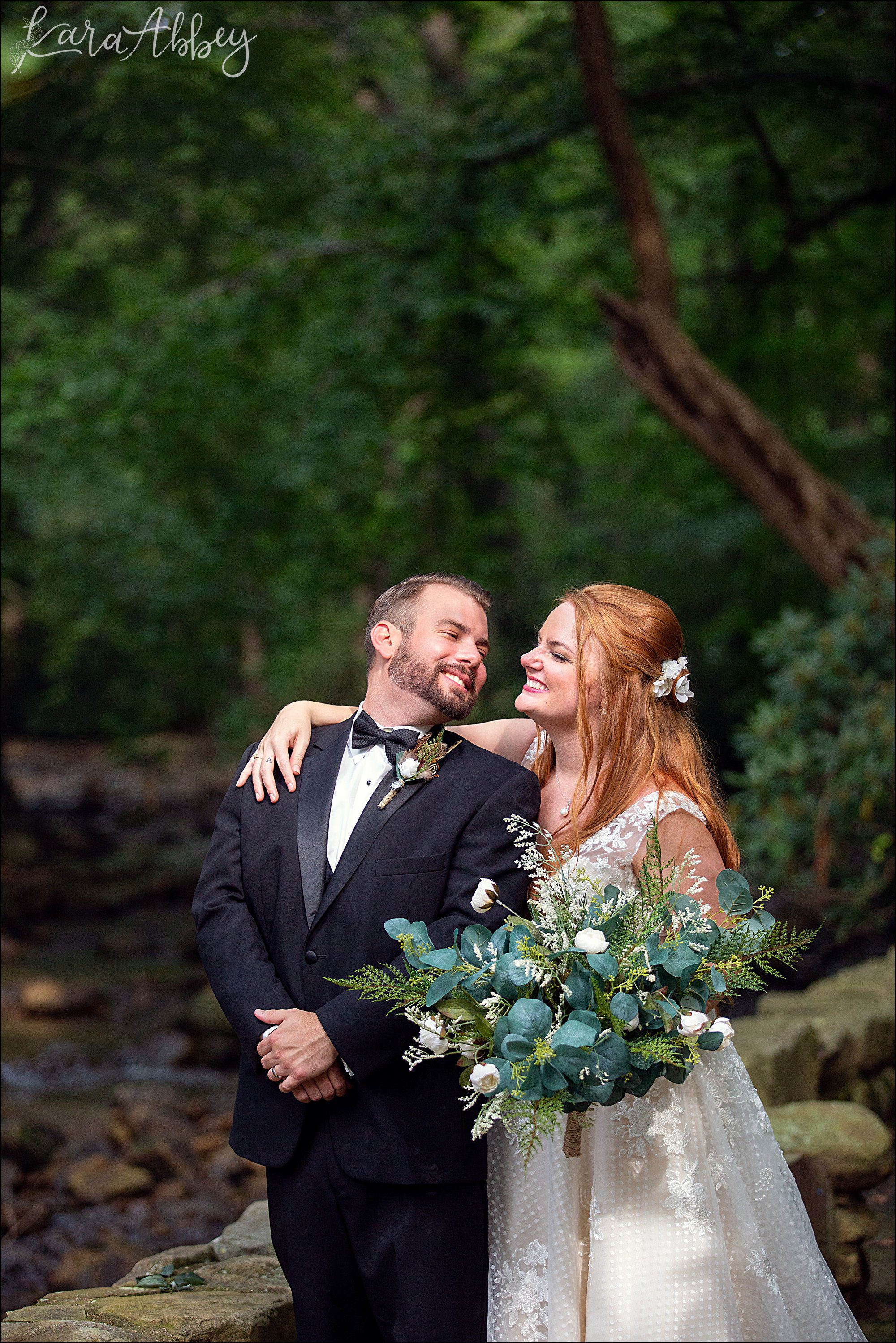Rich Summer Wedding Portraits at Laurelville Christian Retreat Center in Mt. Pleasant, PA